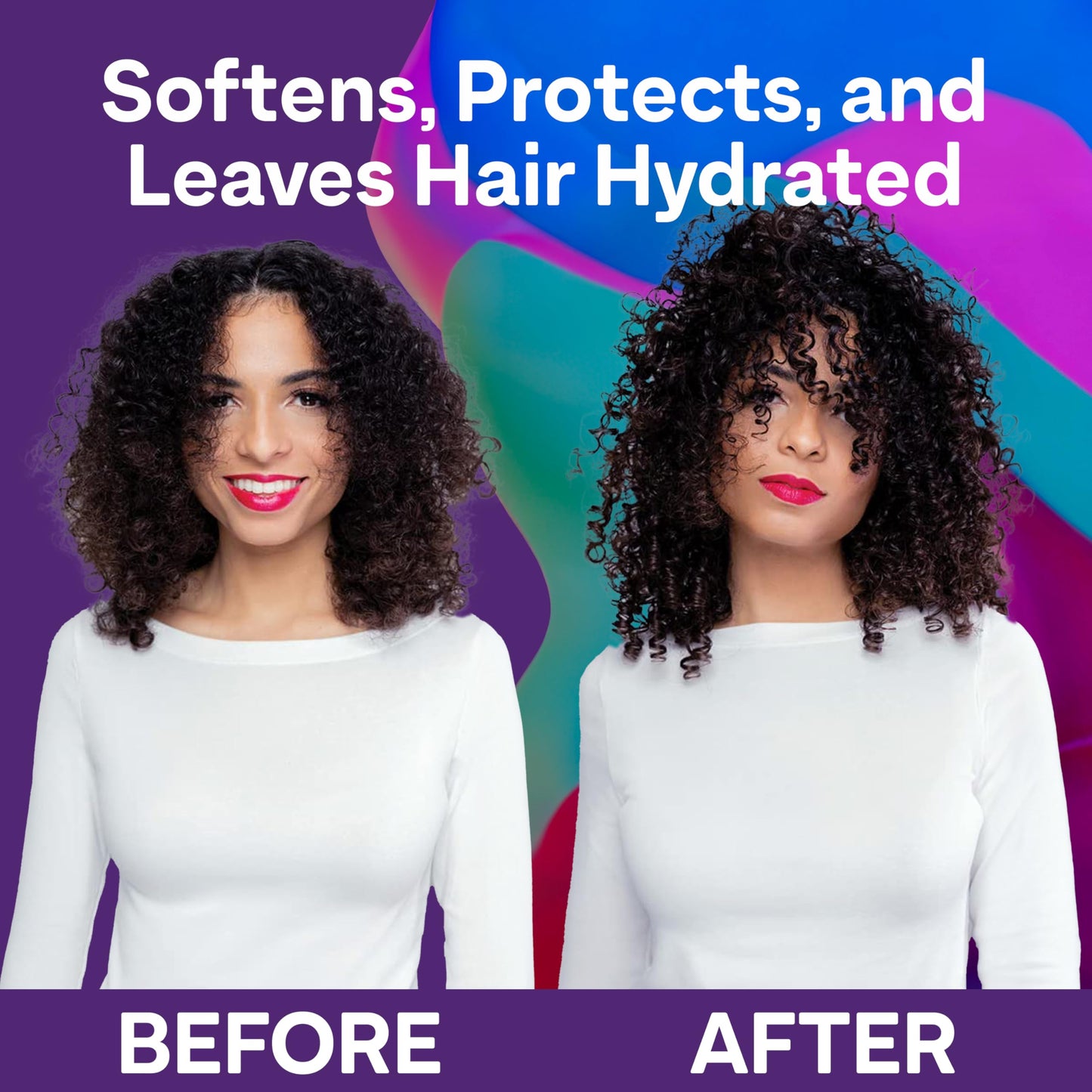 Lavender Colorproof Moisture Styling Crème 6.7FL. Oz. Leave-In Moisturizing Heat and Color Protection Cream for Smooth & Soft Finish, Gingered Amber Scent