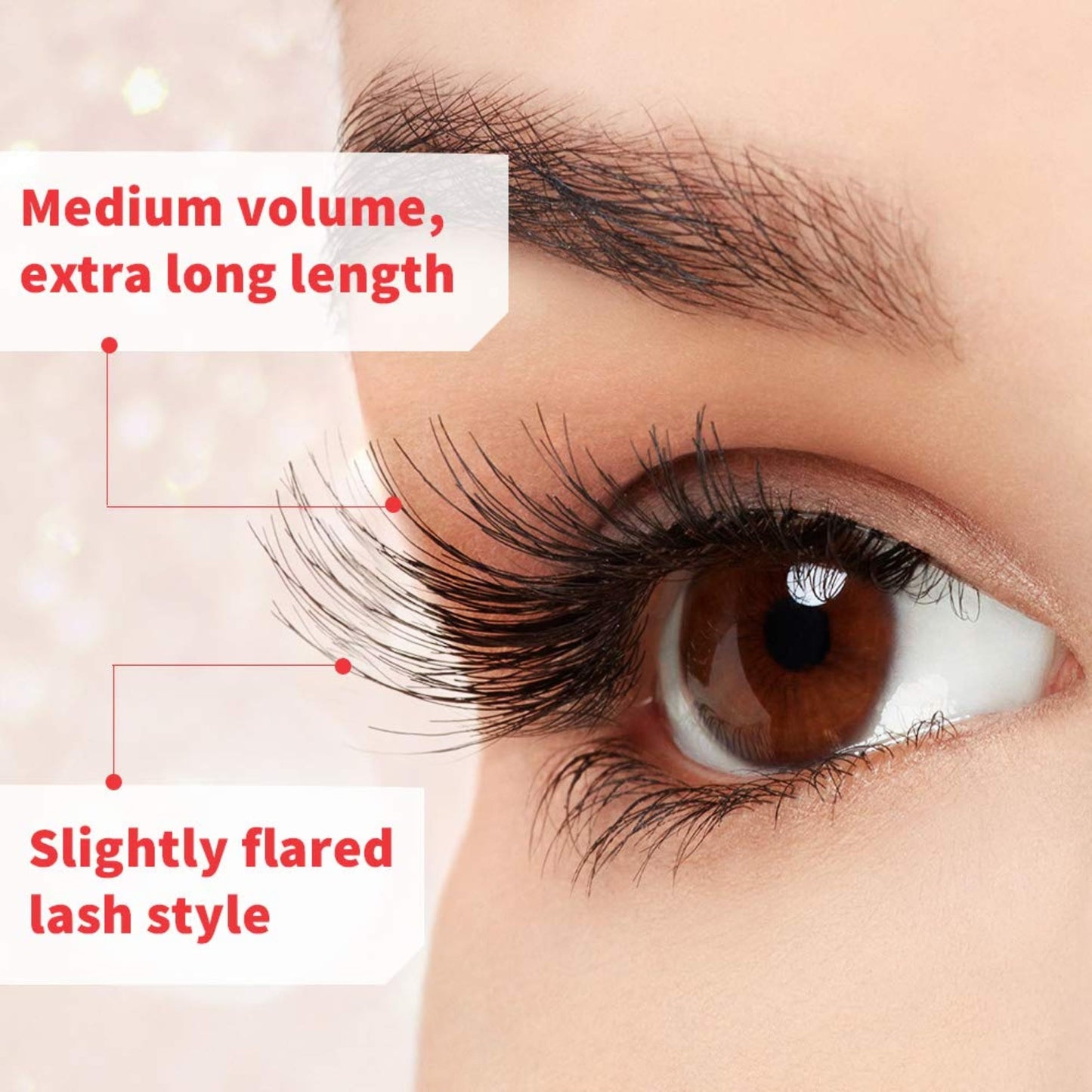 Peach Puff Ardell Wispies False Eyelashes 113 – Natural Wispy Strip Lashes, Lightweight & Seamless Invisiband for All-Day Wear, 6 Pairs, 1 Pack