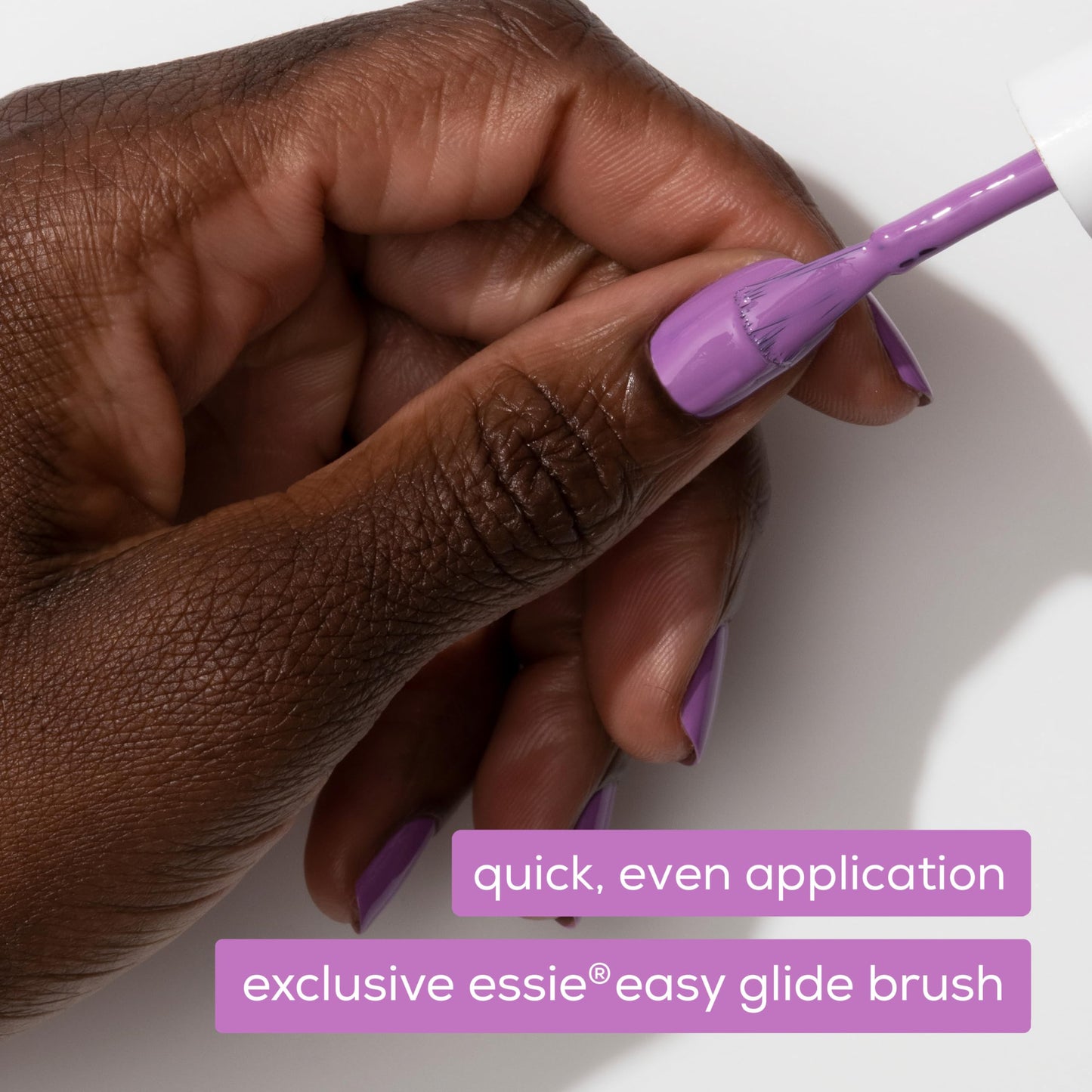 Lavender essie Nail Polish, Salon-Quality Yellow Nail Polish, Vegan, meditation haven, 0.46 fl oz