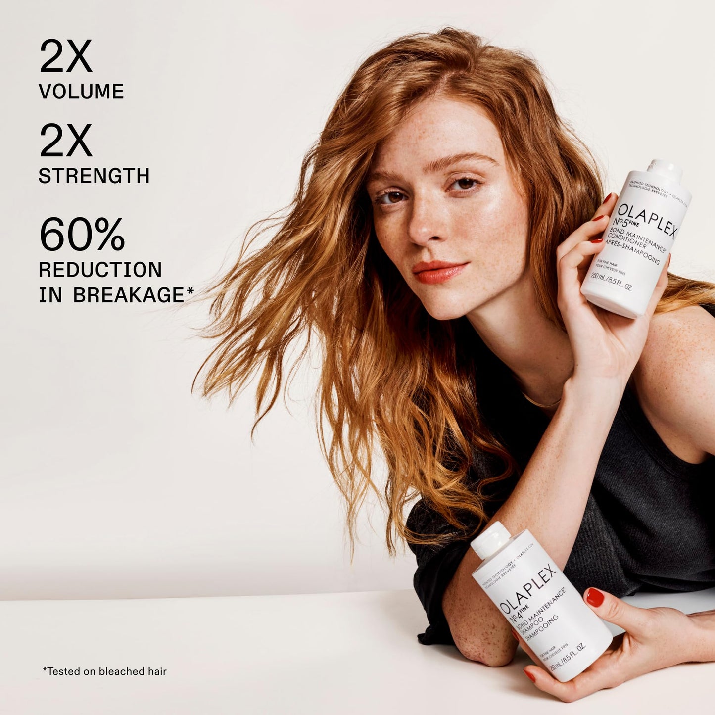 Lavender Olaplex Nº.5FINE Bond Maintenance™ Lightweight Volumizing Conditioner: Repairs Damage & Defend Against Future Breakage | For Coily, Curly, Straight, and Wavy, 250 mL / 8.5 Fl. Oz.