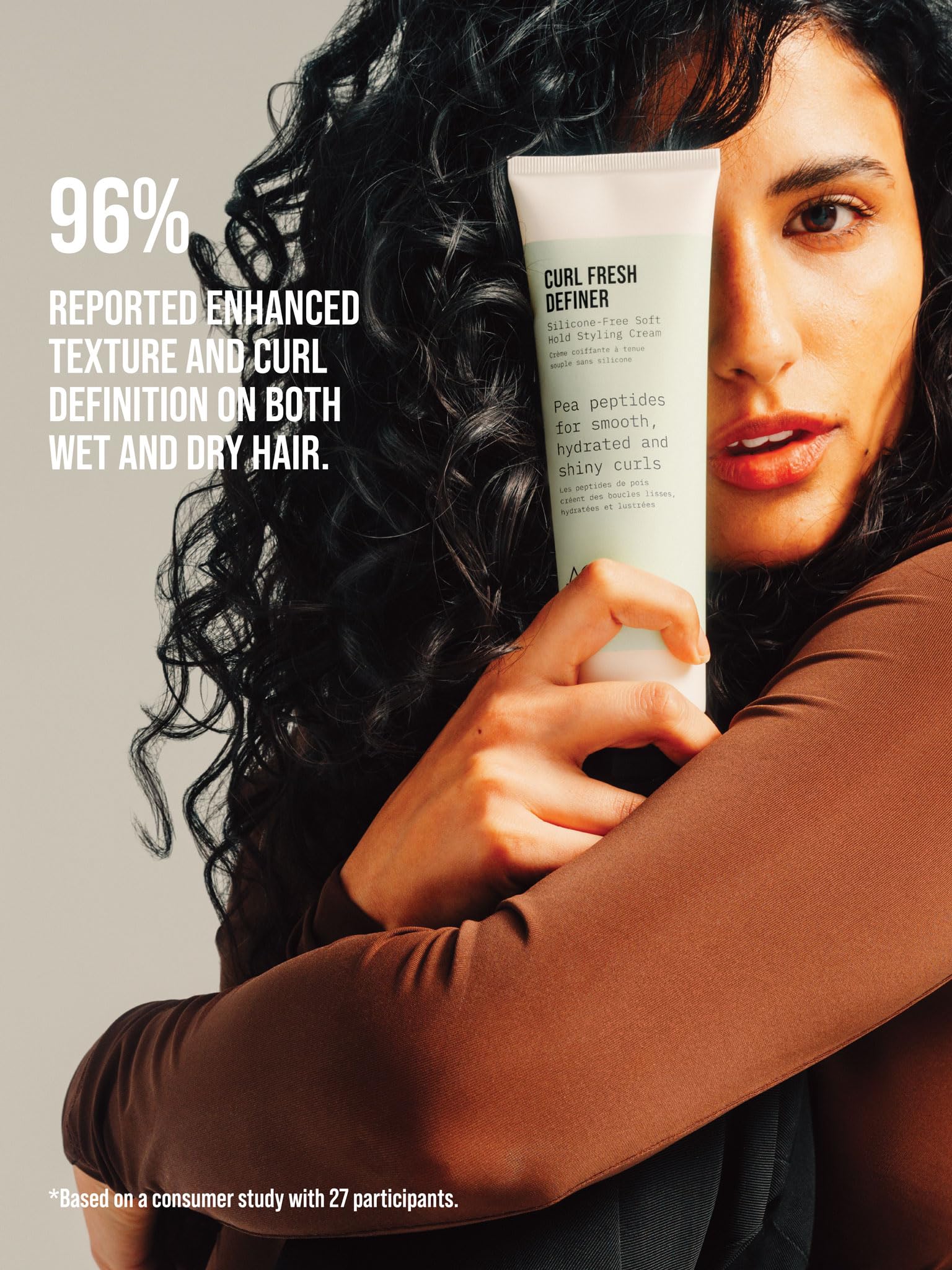 Black AG Care Curl Fresh Definer Silicone-Free Soft-Hold Styling Cream, 6 Fl Oz