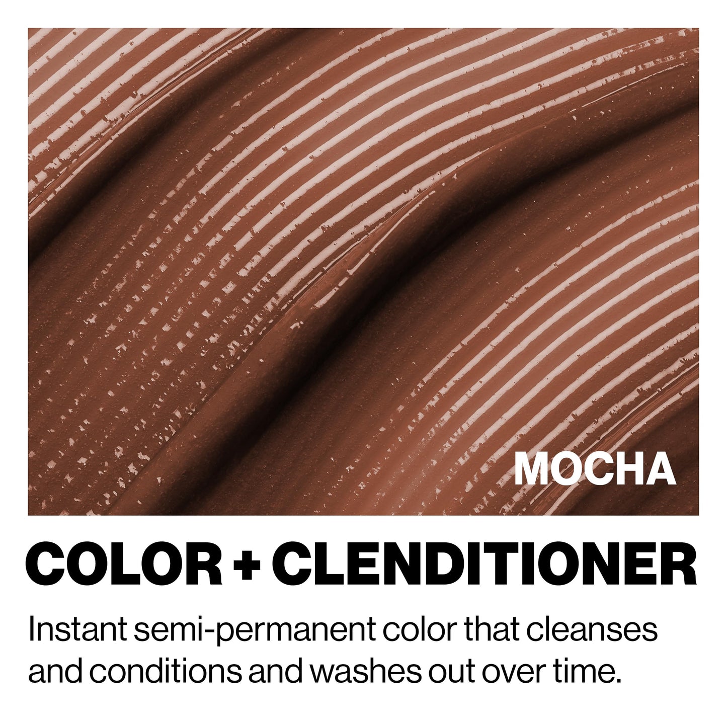 White Smoke Keracolor Clenditioner MOCHA Hair Dye - Semi Permanent Hair Color Depositing Conditioner, Cruelty-free, 12 fl oz (Pack of 1)