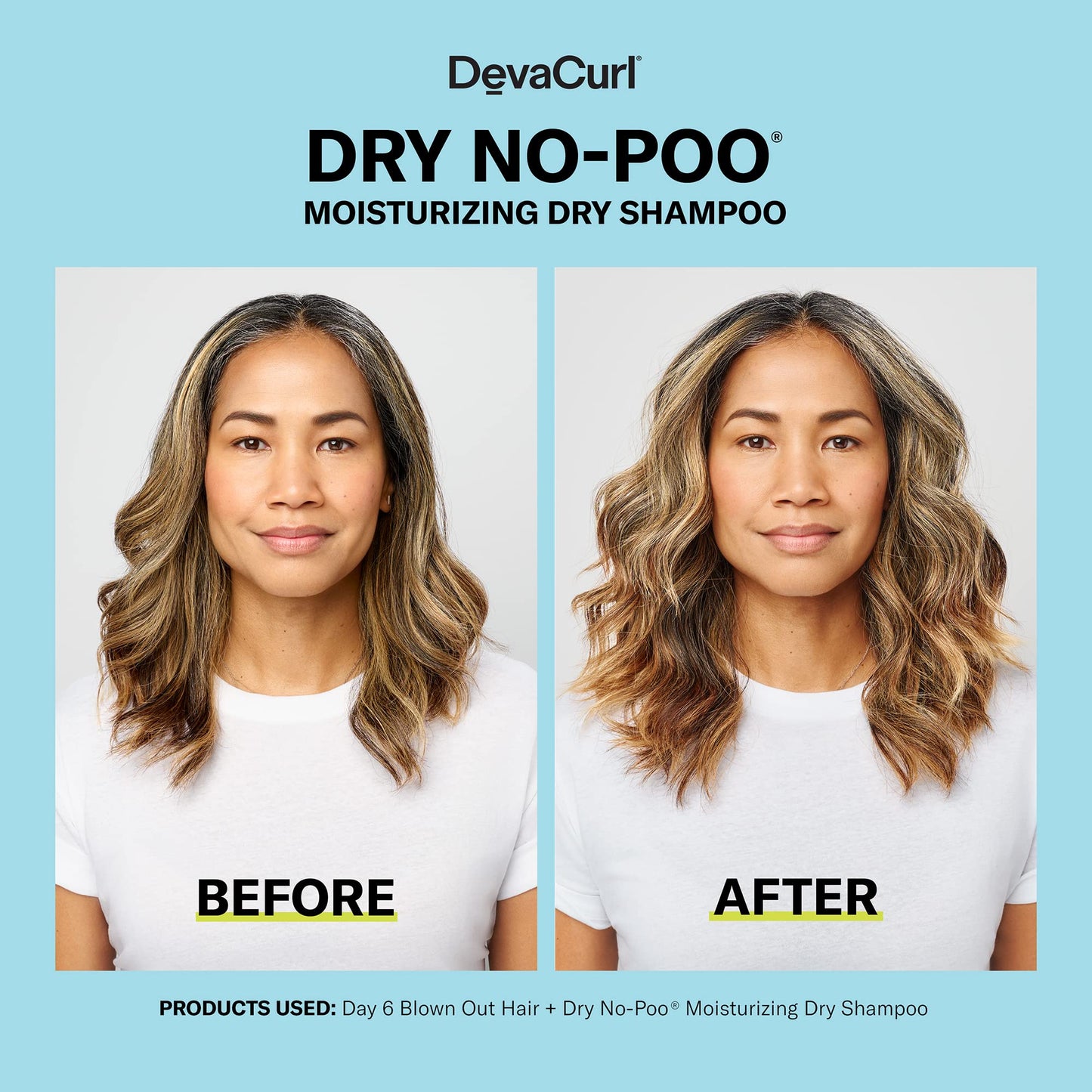Lavender DevaCurl Dry No-Poo Moisturizing Dry Shampoo | Non-Drying Formula | Invisible Finish | For All Curly Hair Types