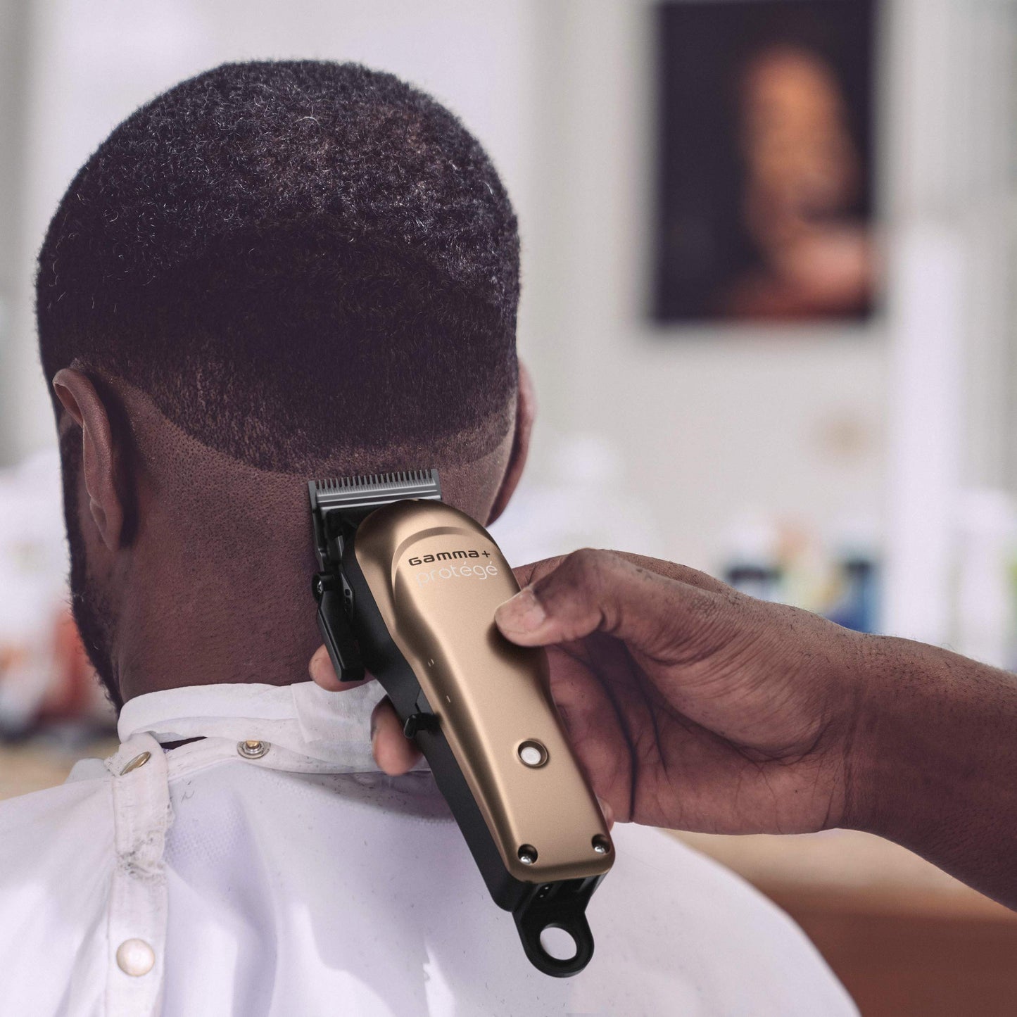Dark Slate Gray GAMMA+ Protégé Professional Supercharged Low Noise Cordless Hair Clipper