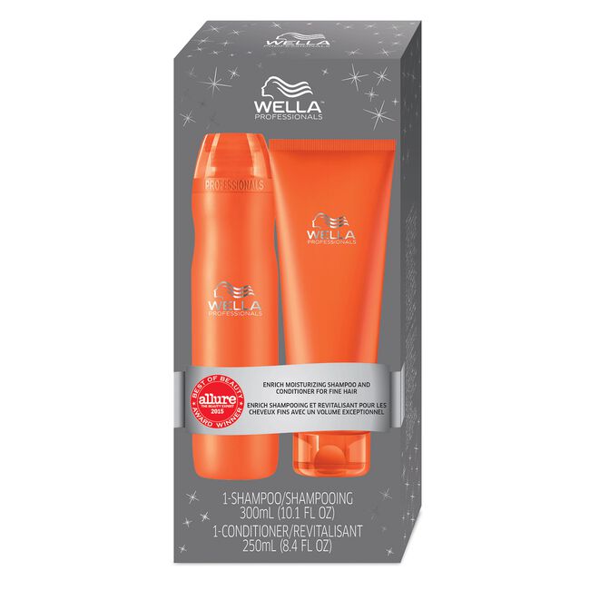Dim Gray Wella Enrich Shampoo and Conditioner Duo for Fine Hair