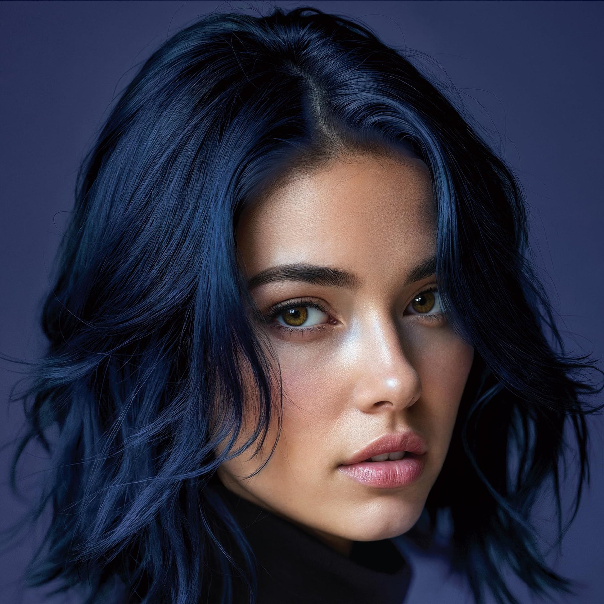 Dark Slate Gray Splat Midnight Indigo Vegan and Cruelty-Free Semi-Permanent Hair Color Dye, 6 Fl Oz
