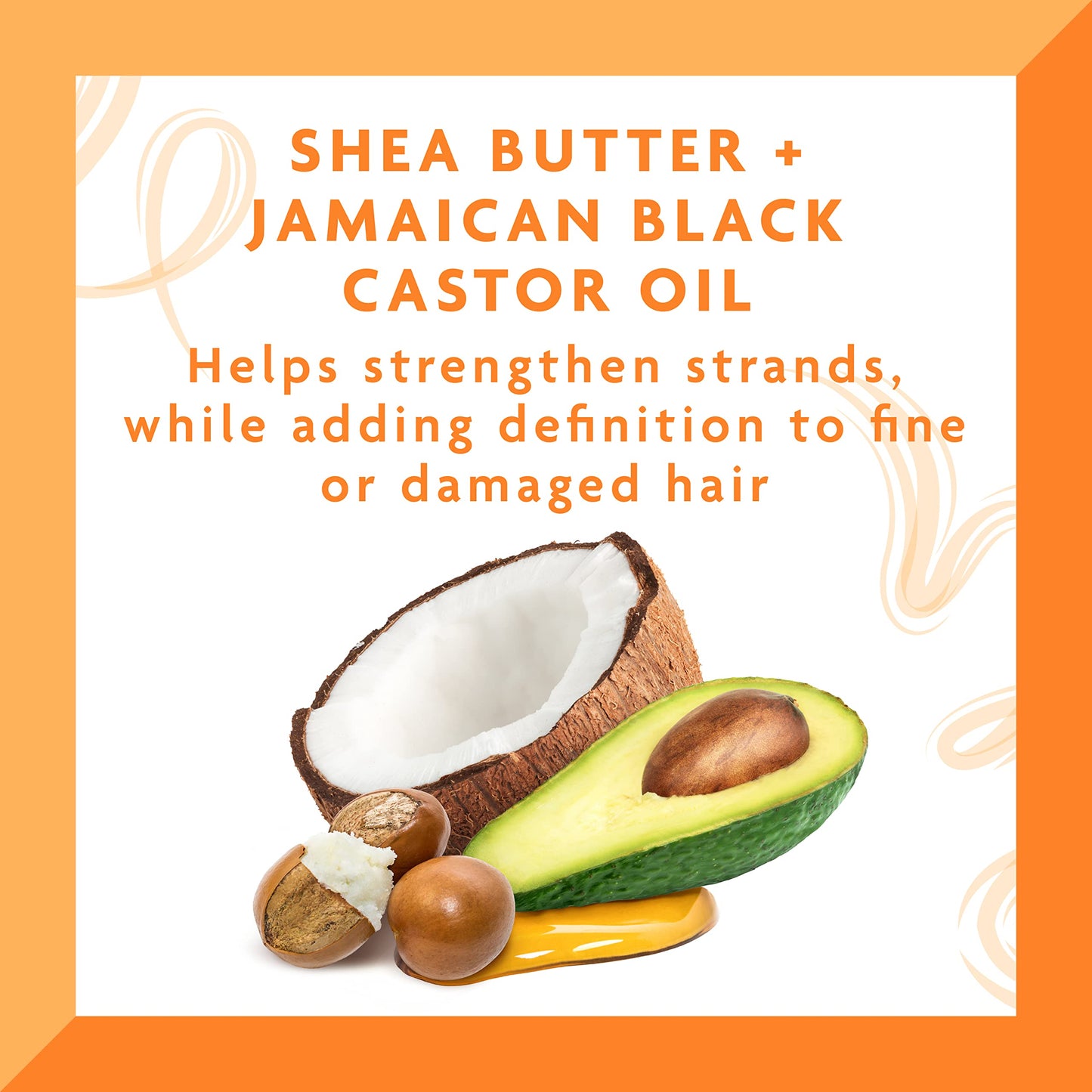 White Smoke Cantu shea butter maximum hold strengthening styling gel with jamiaican black castor oil, 18.5 Ounce