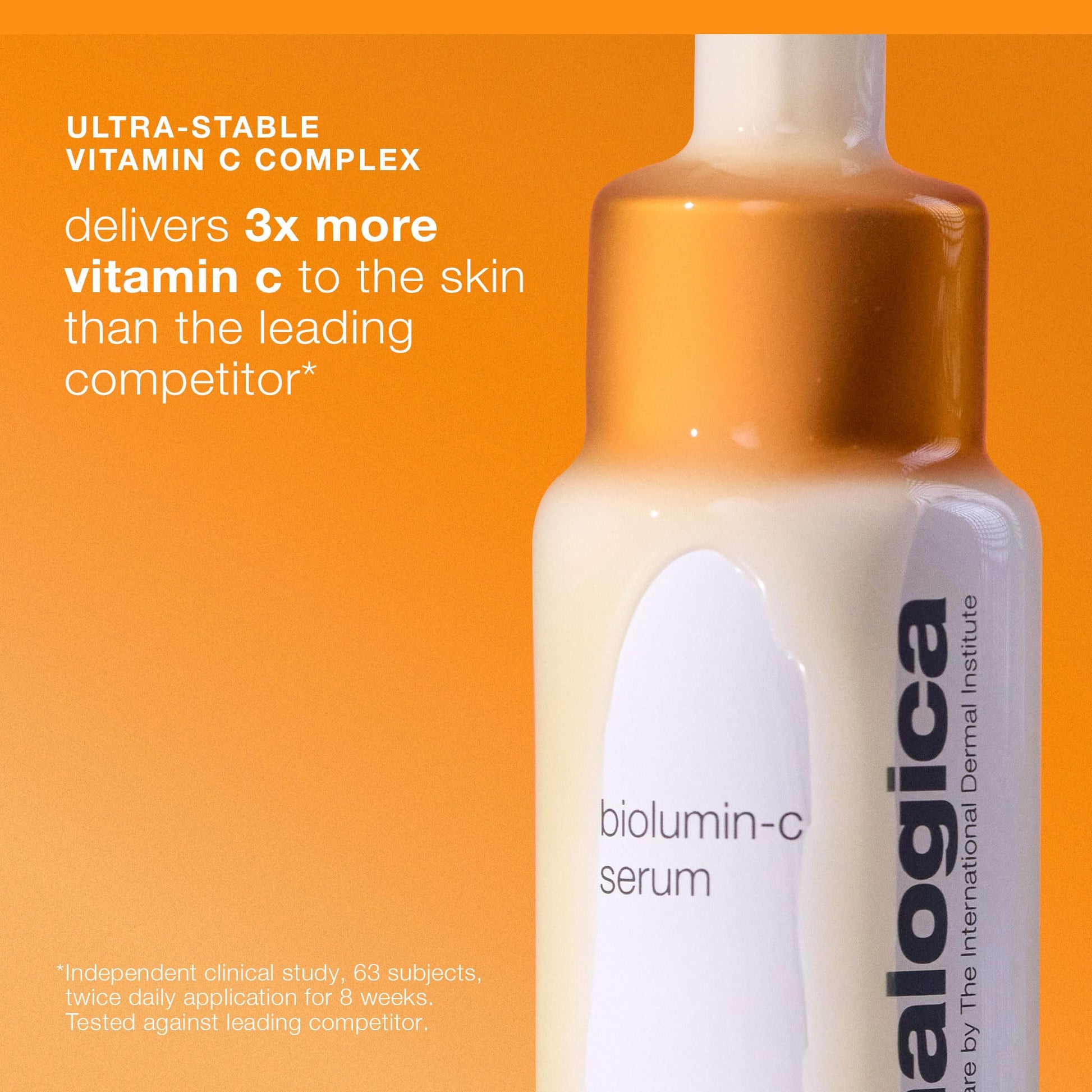 Coral Dermalogica Biolumin-C Serum, Vitamin C Dark Spot Serum for Face with Peptide and AHA - Exfoliates and Reduces Sign of Skin Aging, 0.34 Fl Oz