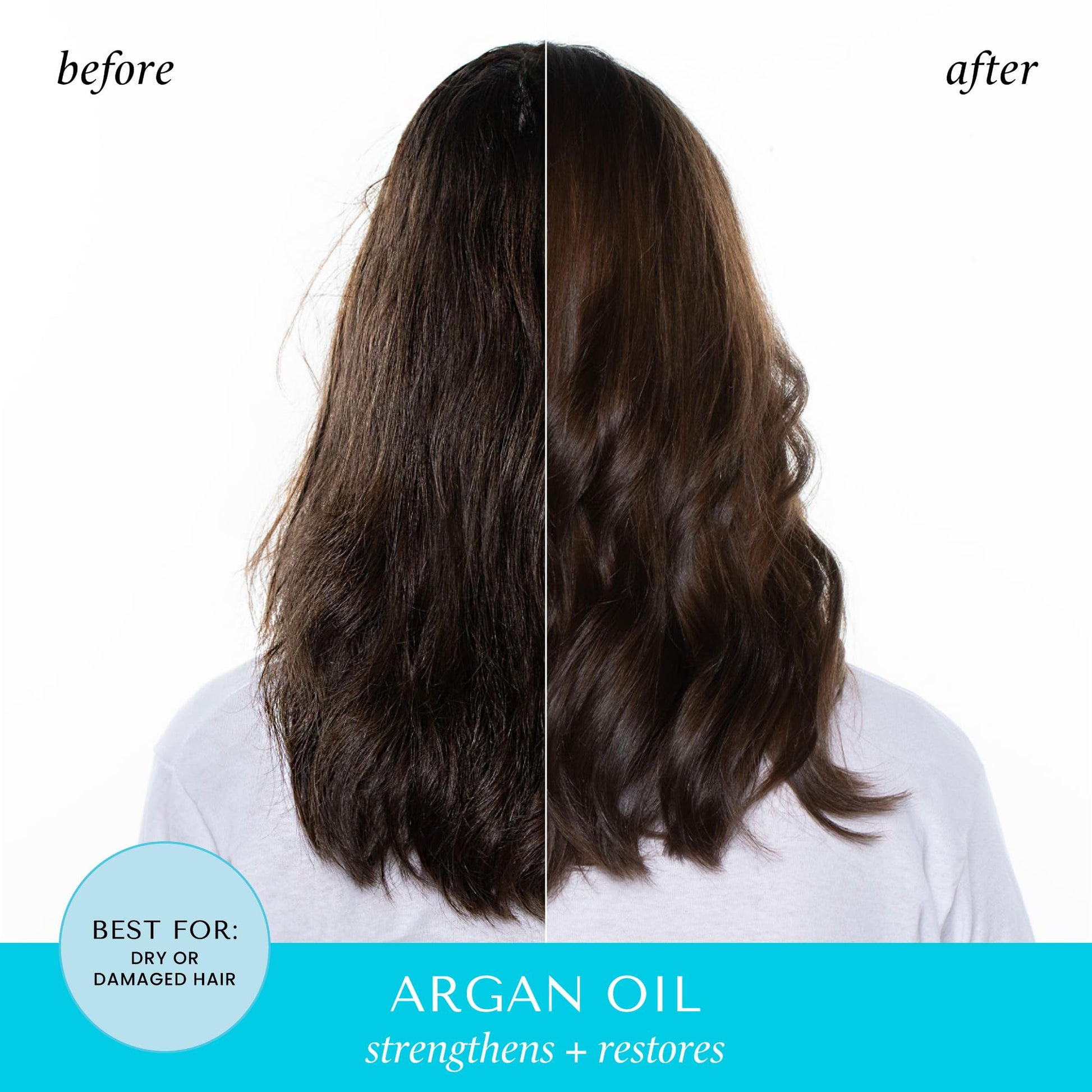 White Smoke HASK Argan Oil Reparing Shampoo, 12 Fl Oz