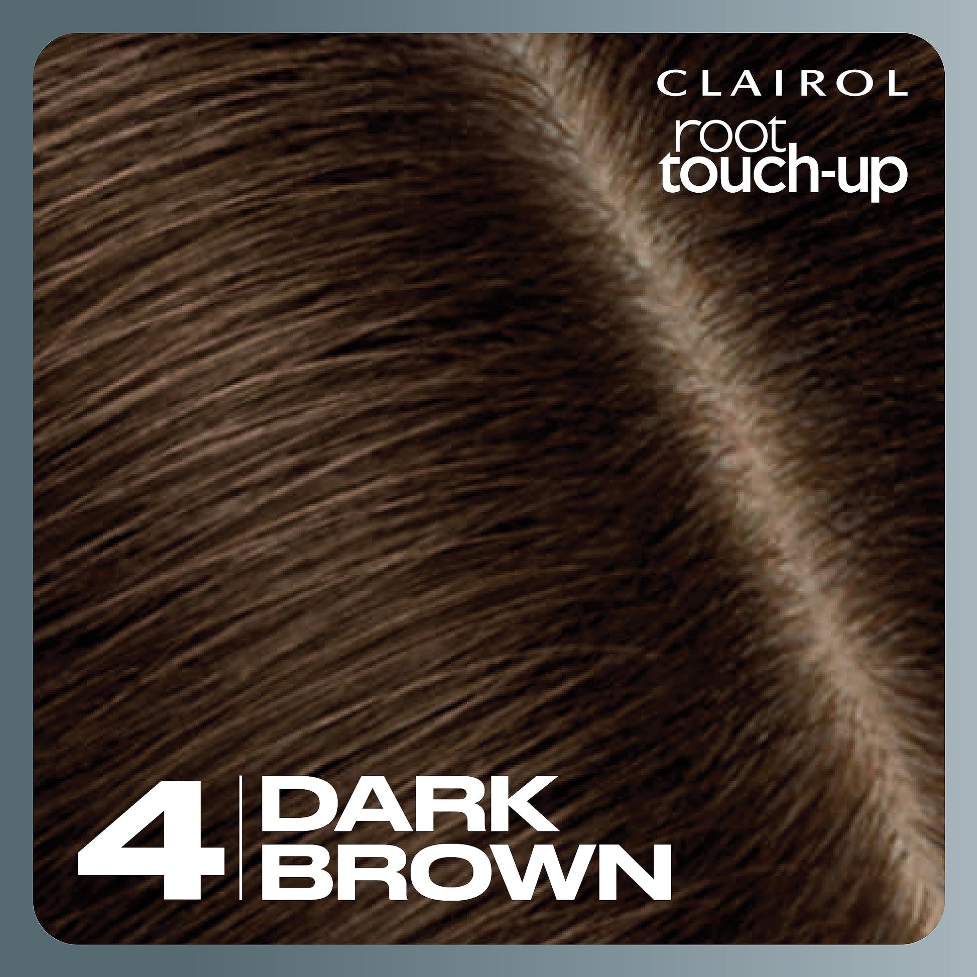 Black Clairol Root Touch-Up by Nice'n Easy Permanent Hair Dye, 4 Dark Brown Hair Color| 100% Gray Coverage | Easy Brush Application | Matches Professional Salon Shades | Pack of 2