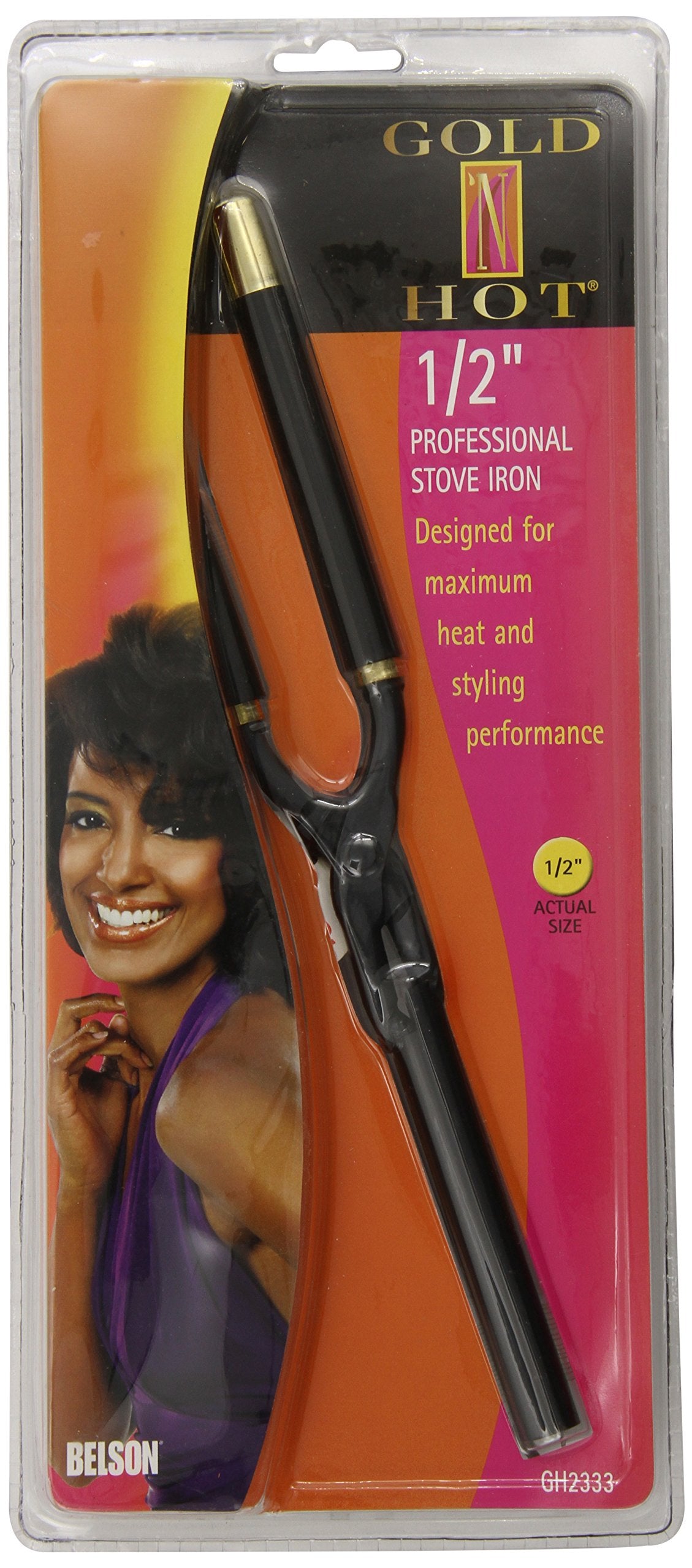 Black Gold 'N Hot Professional Stove Iron, 1/2 Inch