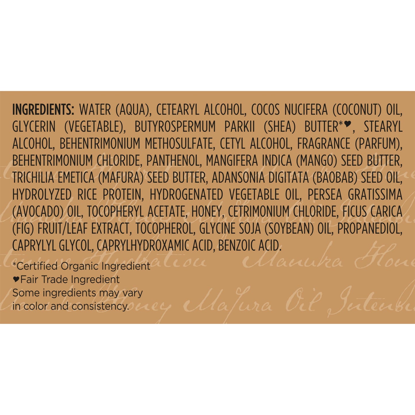 Dark Khaki SheaMoisture Intensive Hydration Hair Masque Manuka Honey & Mafura Oil For Dry, Damaged Hair Deep Conditioning Hair Treatment 11.5 oz