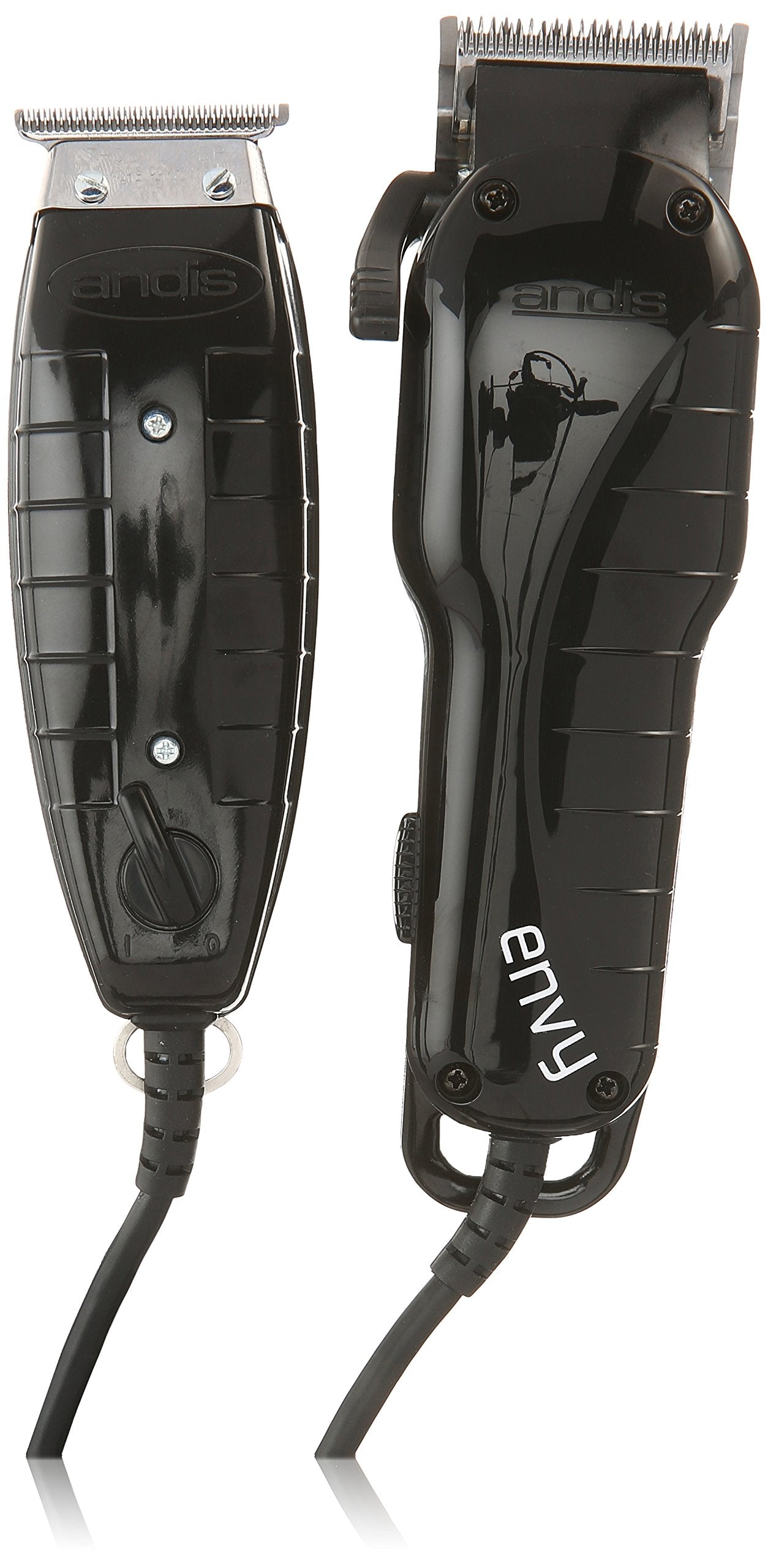 White Smoke Andis Stylist Combo Envy Clipper + T-Outliner Trimmer Black Combo Haircut Kit 66280