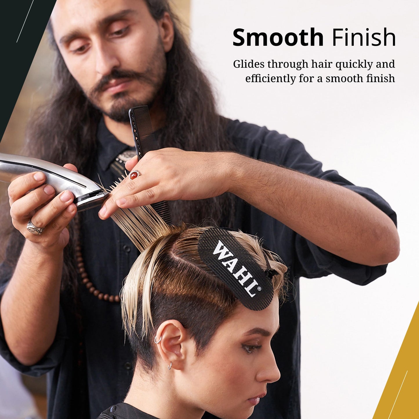 White Smoke Wahl Professional ChromStyle Cutting Guides, Color-Coded, 1-8 Range, Durable and Easy to Use