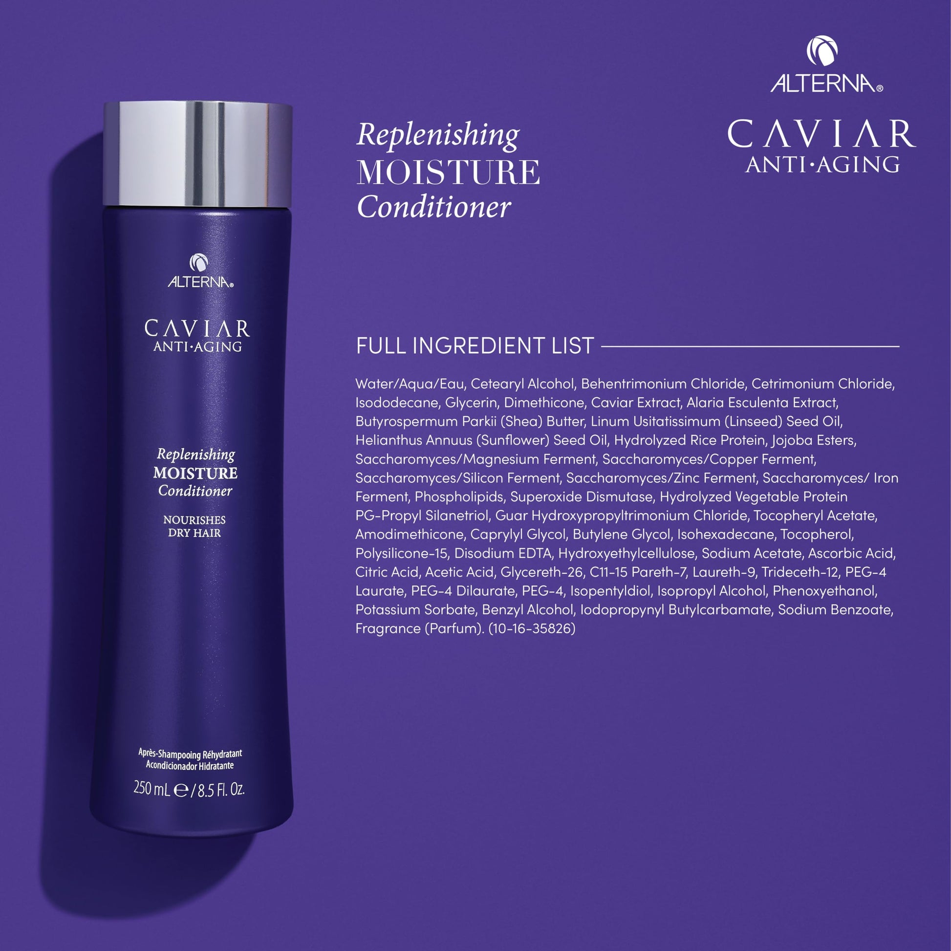 Dark Slate Blue Alterna Caviar Anti-Aging Replenishing Moisture Conditioner, 16.5 Fl. Oz.