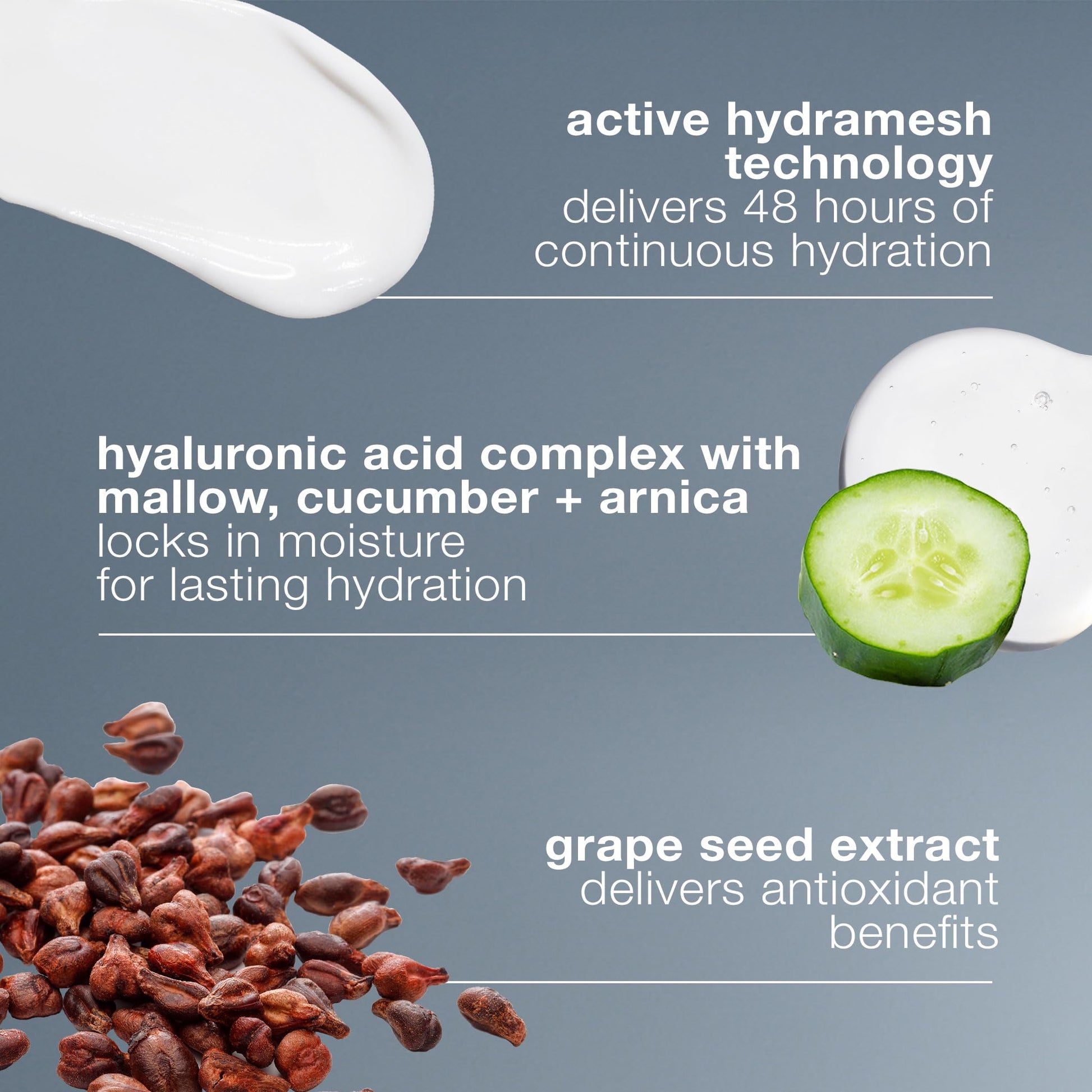 Slate Gray Dermalogica Skin Smoothing Cream - Face Moisturizer with Vitamin C and Vitamin E - Infuses Skin with 48 Hours of Continuous Hydration, 3.4 fl oz