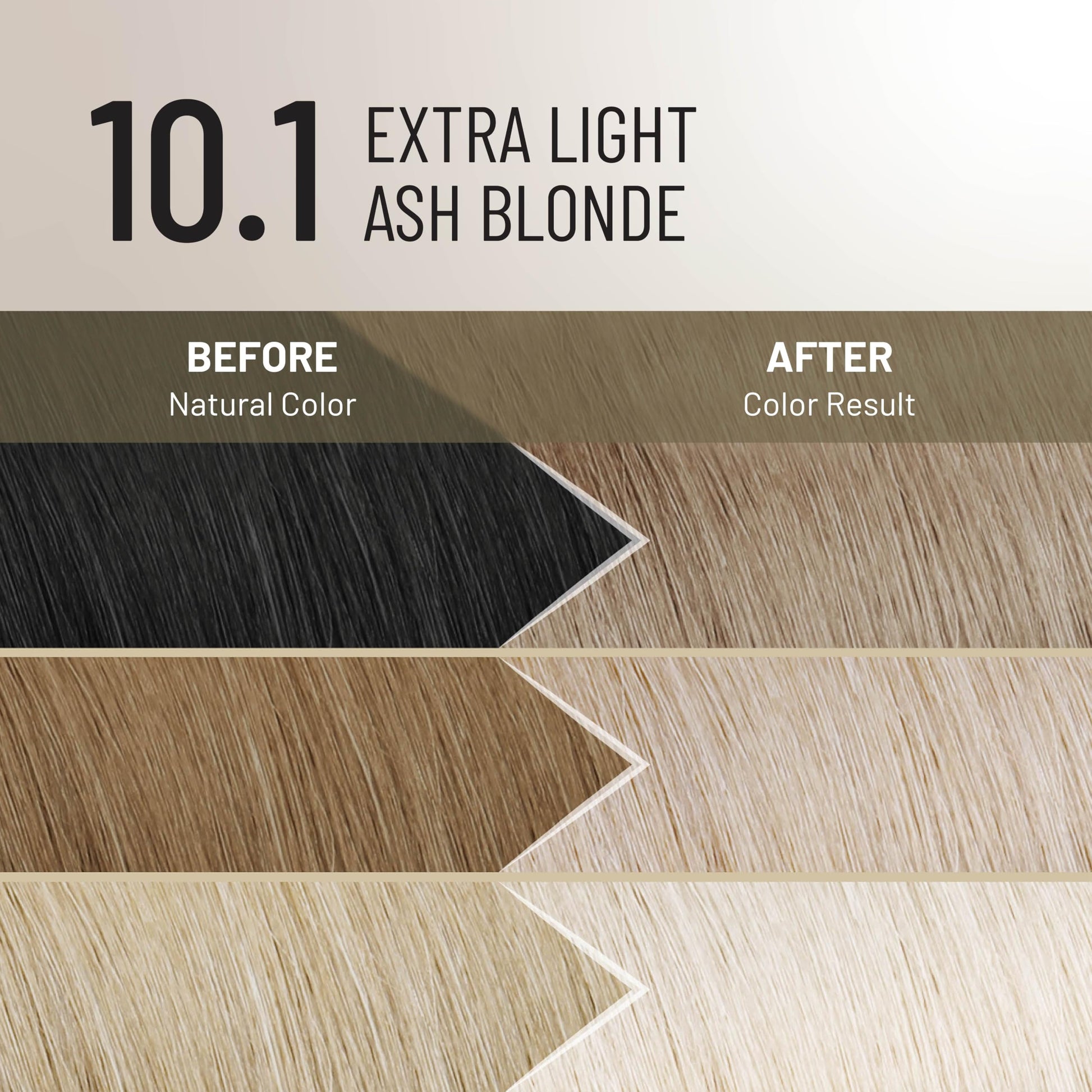 Gray Il Salone Milano Plex Rebuilder Permanent Hair Color- 10.1 Extra Light Ash Blonde Hair Dye - Professional Salon - Premium Quality - Protects and Restructures - Paraffin, Paraben, Ethyl Alcohol Free