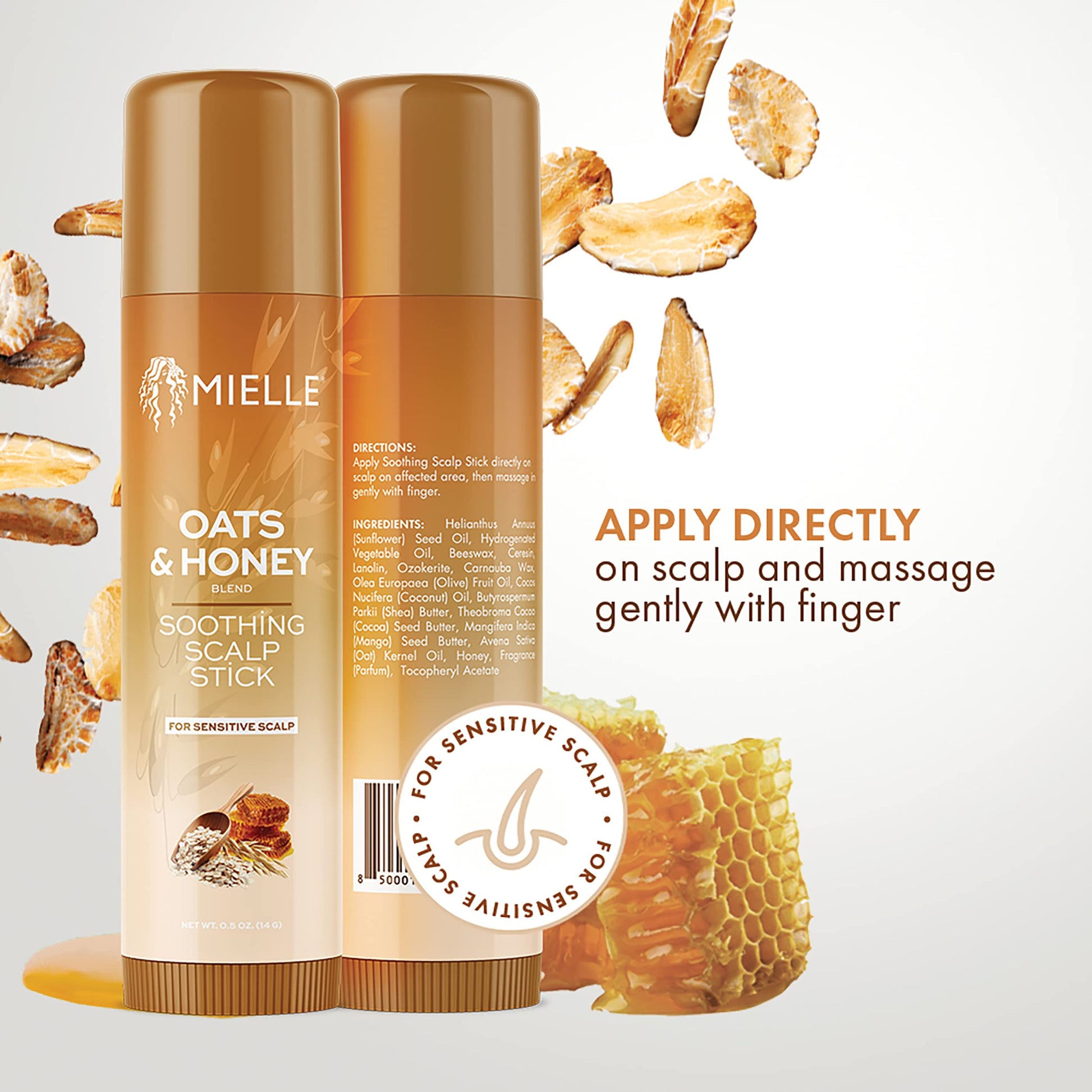 White Smoke Mielle Organics Oats & Honey Soothing Scalp Stick