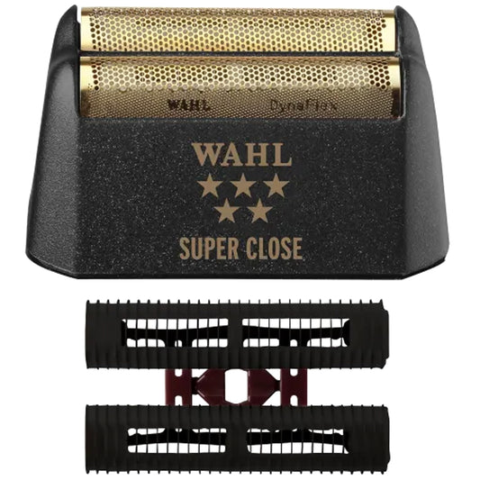 White Smoke Wahl Professional 5 Star Finale Replacement Foil & Cutter Bar Assembly, Super Close, Gold Foil