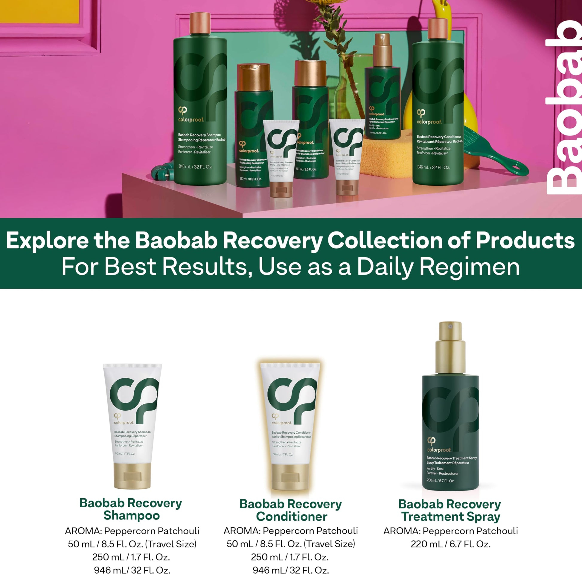 White Smoke ColorProof Baobab Recovery Conditioner