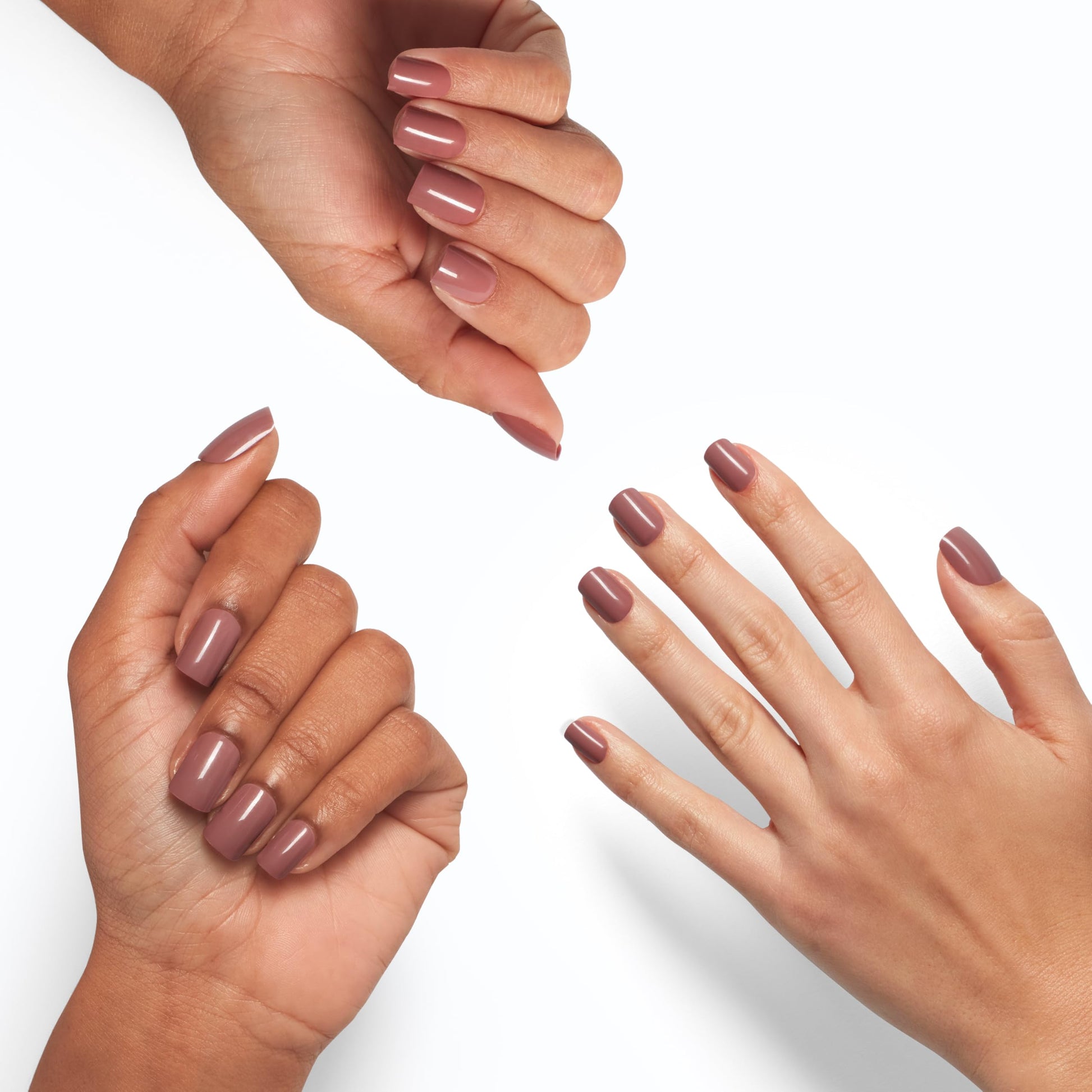 White Smoke OPI On Point Tickle My France-y | Short Squoval Soft Neutral Beige Press On Nails | 30 Count with Nail Glue | Long Lasting, Reusable, Non-damaging