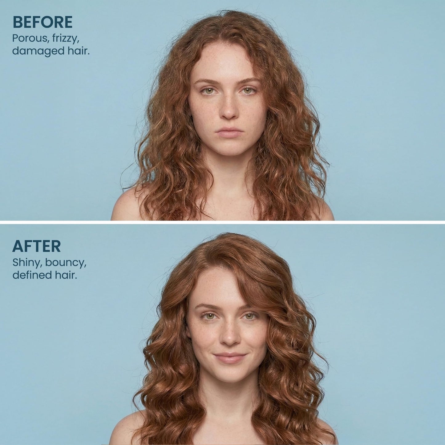Light Steel Blue NABELA Deep Hydration Bimini Conditioner - Curl Enhancing & Anti-Frizz Treatment with Hyaluronic Acid, Shea Butter & Argan Oil - Weightless Moisture & Flexible Hold for Waves & Coils - 8 fl oz
