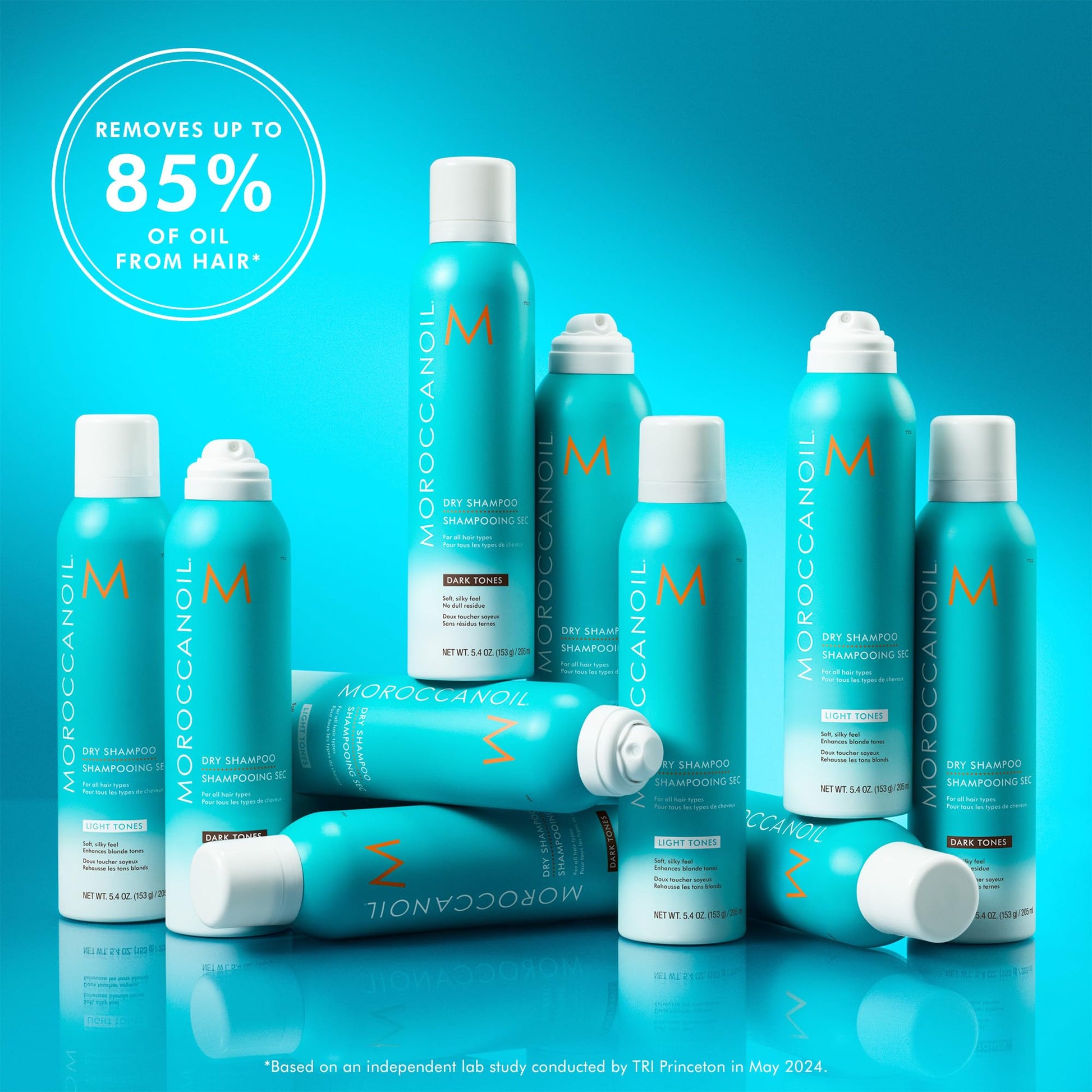 Dark Cyan Moroccanoil Dry Shampoo Light Tones, 5.4 Fl. Oz.