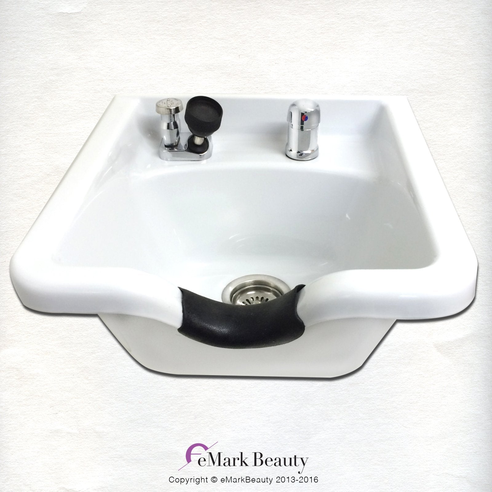 White Smoke Shampoo Bowl White ABS Plastic Salon and Spa Hair Sink Beauty Salon Equipment ASSE/UPC/CSA Compliant Fixtures TLC-W11