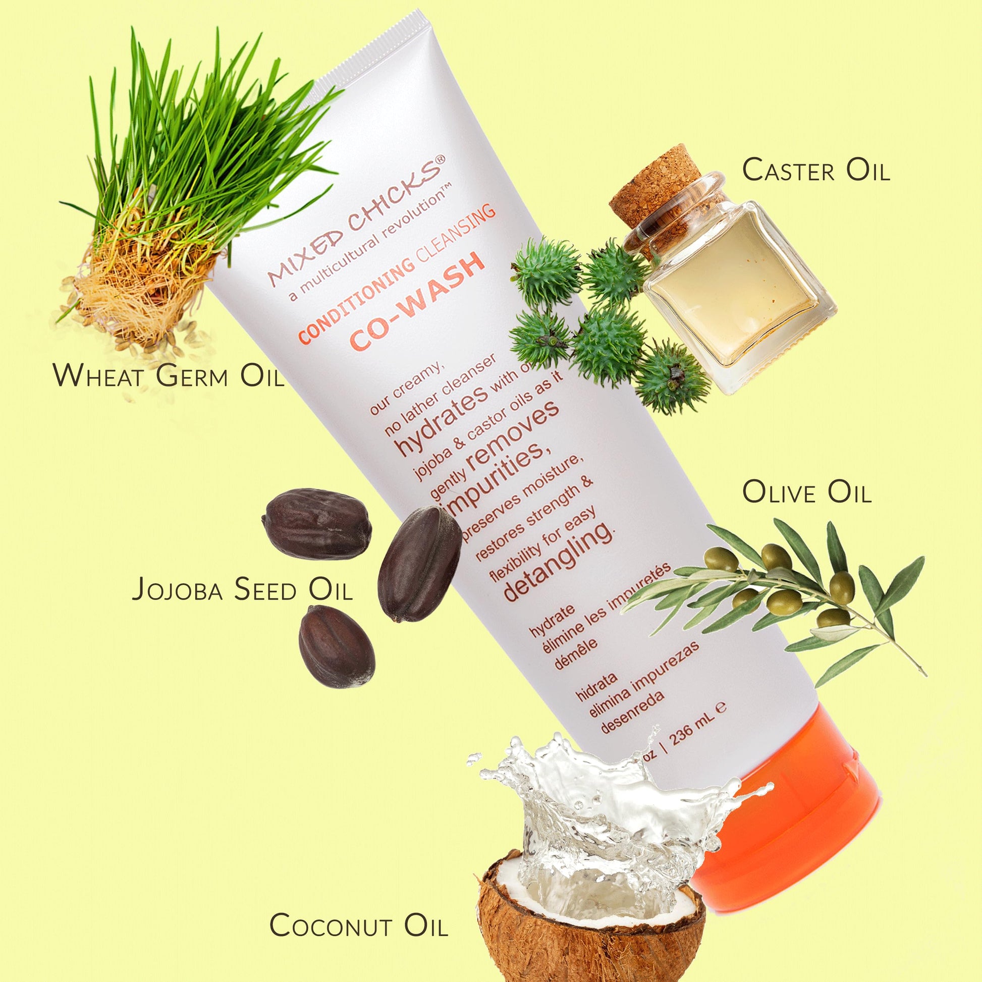 Pale Goldenrod Mixed Chicks Conditioning Cleansing Co-Wash, 8 fl. oz.