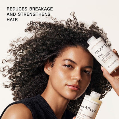 Misty Rose Olaplex Nº.5 Bond Maintenance™ Hair Strengthening Conditioner: Repairs Damage & Defend Against Future Breakage | Reduce Frizz | For Coily, Curly, Straight, and Wavy, 100 mL / 3.3 Fl. Oz.