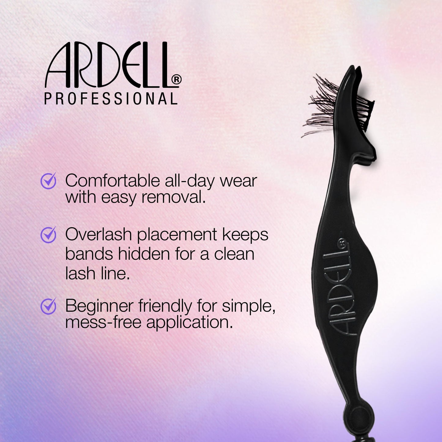 Misty Rose Ardell Press On Overlash Natural 120 – Self Adhesive Lash Clusters, No Glue Needed Eyelashes Natural, Ultra-Soft Pre Glued Cluster Eyelash Extensions, 1 Pack