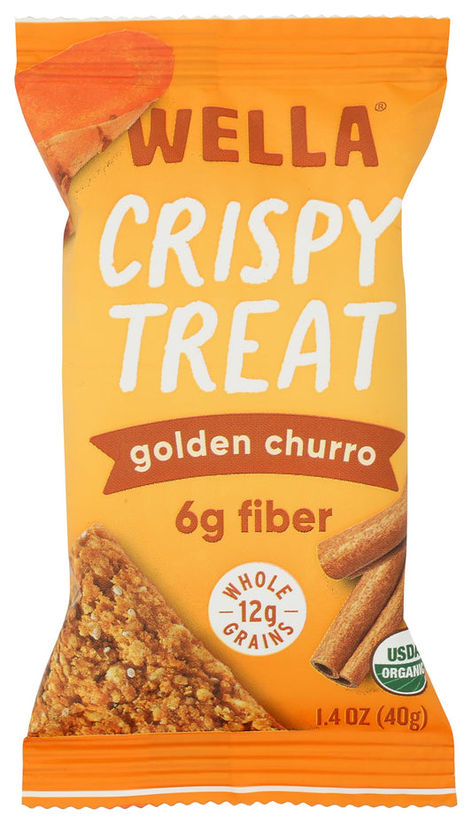 White Smoke Wella Organic Golden Churro Crisp Bar, 1.4 Ounce