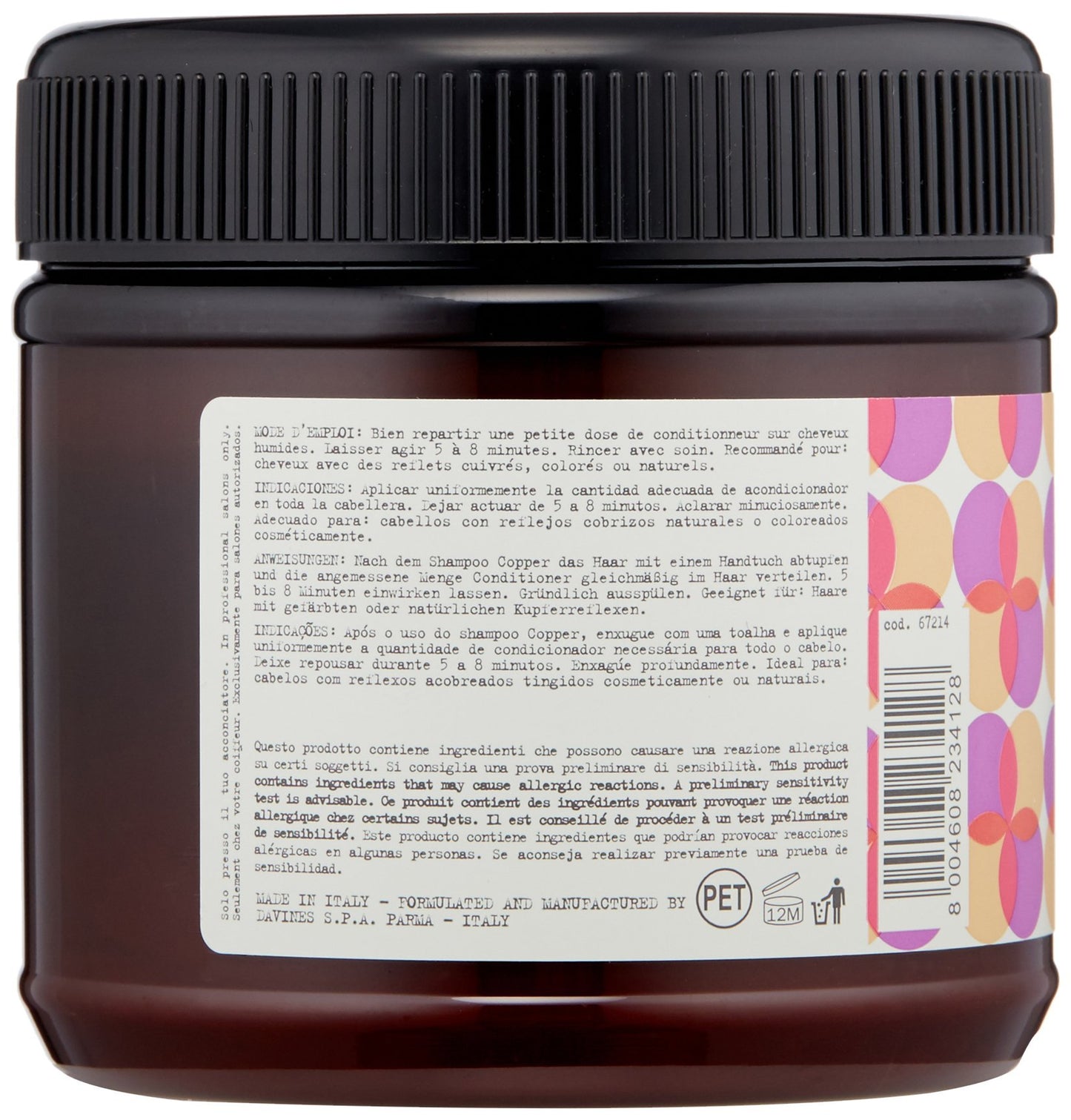 Gray Davines Melu Shampoo 250ml