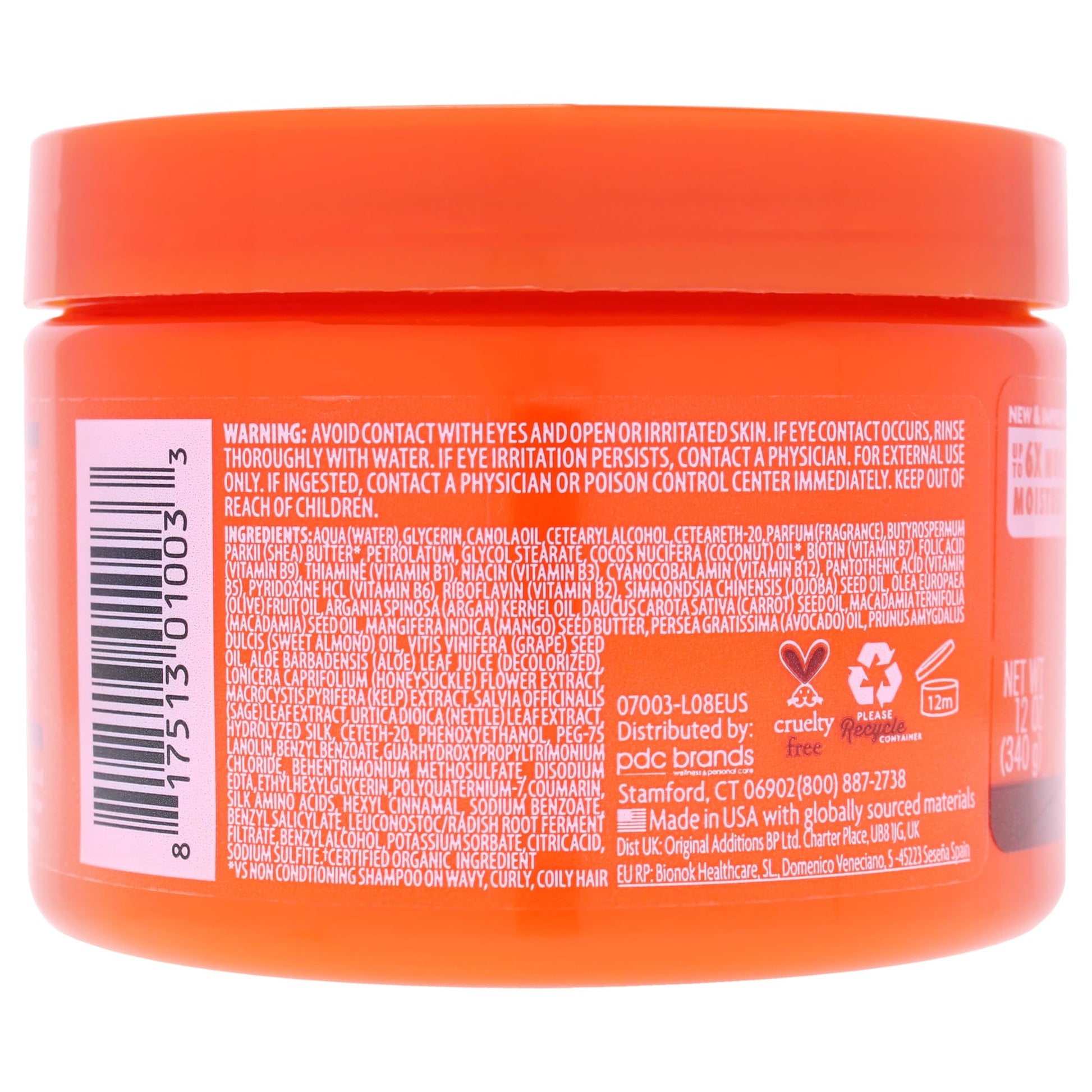 Tomato Shea Butter Coconut Curling Cream by Cantu for Unisex - 12 oz Cream