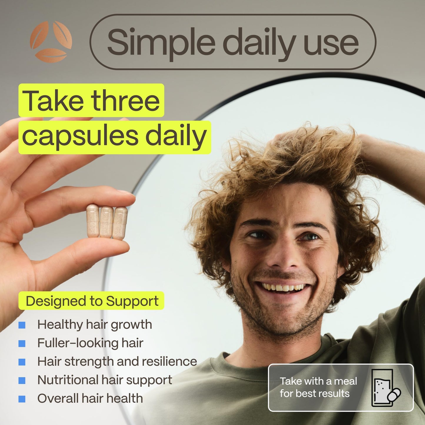 Lavender FoliGROWTH® Hair Growth Supplement for Women & Men | For Thicker, Fuller Hair | American Hair Loss Association Approved | Supports Thinning Hair