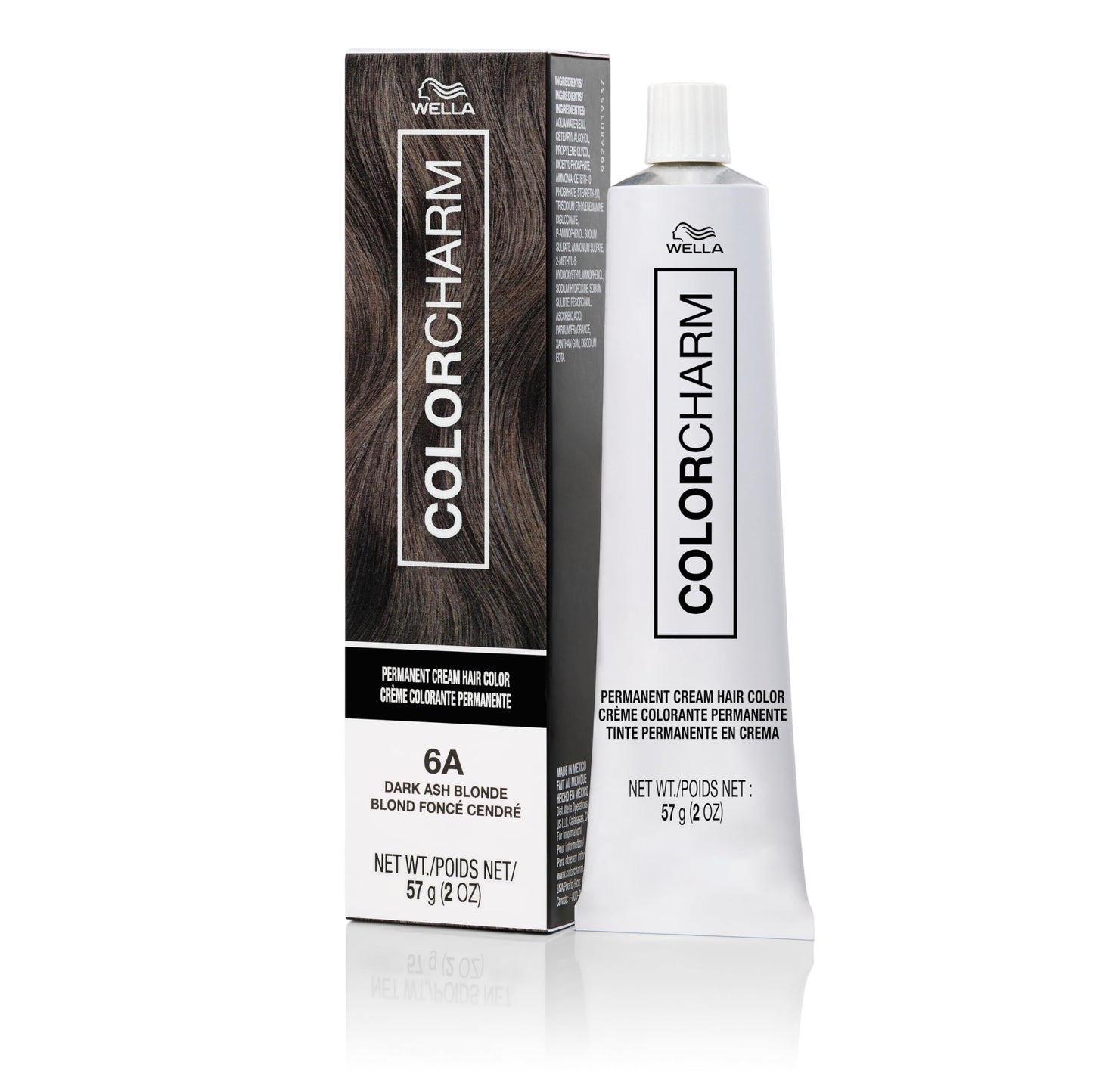 Lavender COLORCHARM Permanent Cream Hair Color, 6A Dark Ash Blonde, 2 oz.