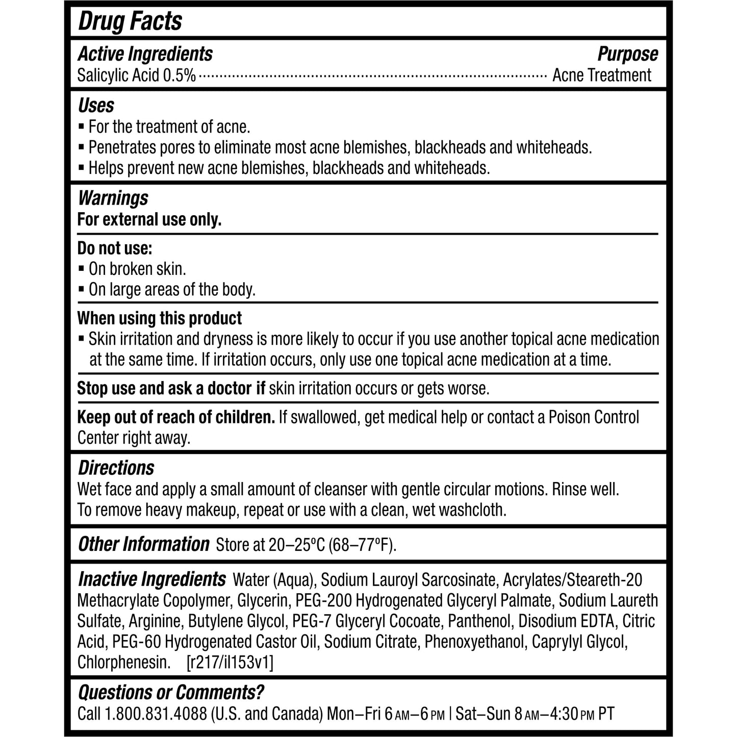 White Smoke Paula's Choice CLEAR Pore Normalizing Facial Cleanser, Acne Daily Face Wash, Salicylic Acid Face Cleanser for Clogged & Enlarged Pores, Redness, Suitable for Blackhead-Prone Skin Fragrance Free, 6oz