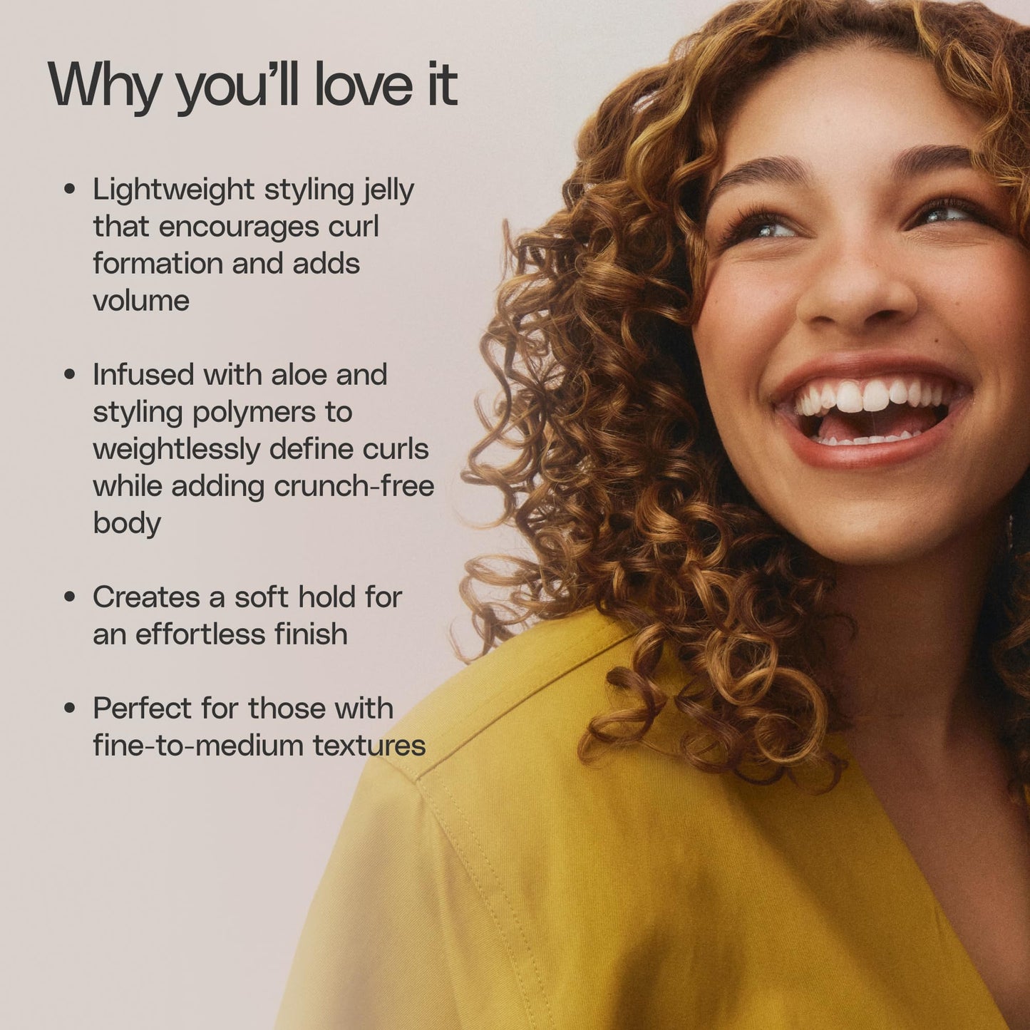 Light Gray OUIDAD Curl Shaper - Out Of Thin (H) air Volumizing Jelly, 8.5 oz.