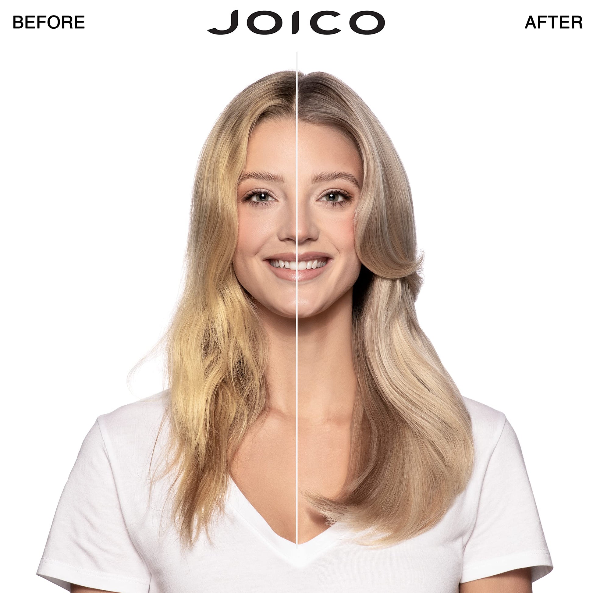White Smoke Joico Color Balance Purple Shampoo & Conditioner Set | Eliminate Brassy and Yellow tones | For Cool Blonde or Gray Hair