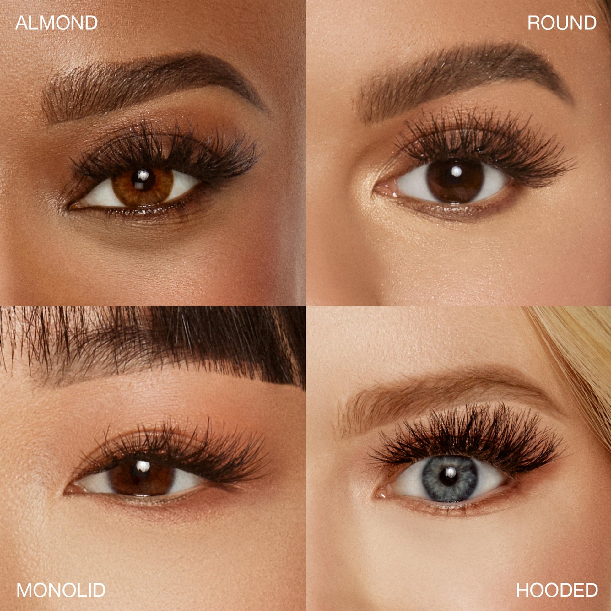Tan Ardell Naked Lashes Extensions Knot-Free Individual Lashes – DIY Lash Clusters Natural Look, Soft Volume Cluster Eyelash Extensions, 56 ct