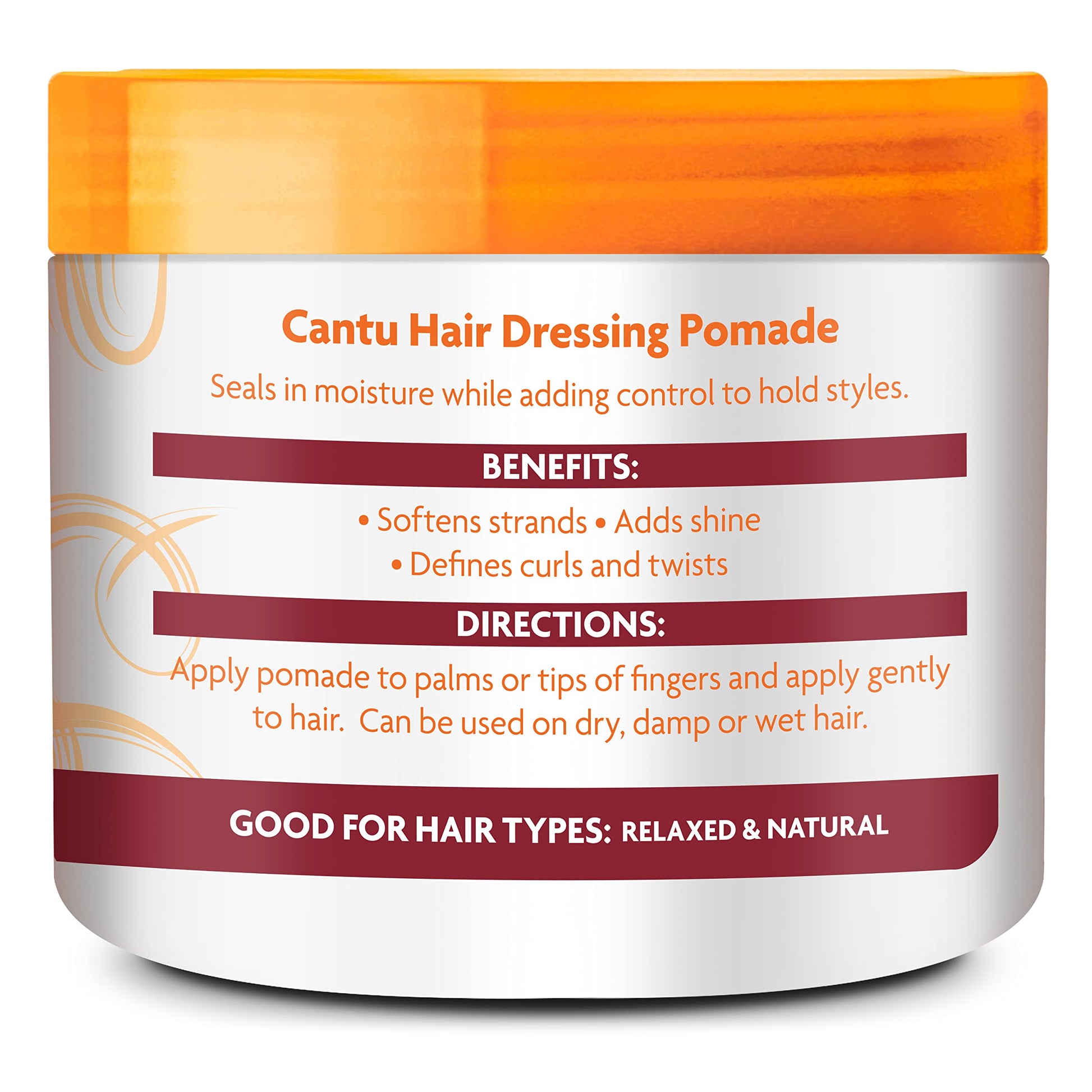 White Smoke Cantu Hair Dressing Pomade with Shea Butter, 4 Ounce