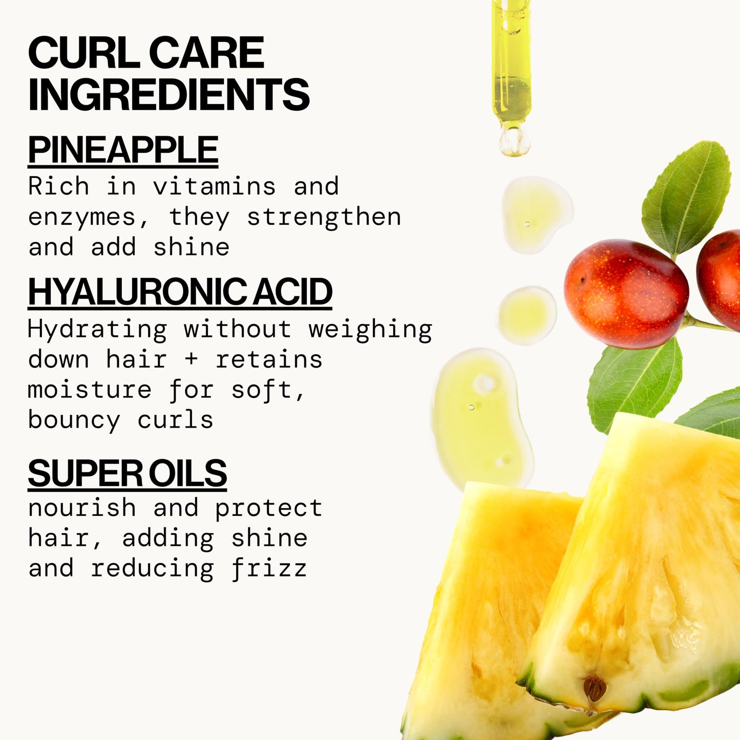 White Smoke Pacifica Beauty, Pineapple Curls Defining Natural Conditioner, For Curly, Coily and Textured Hair Types, Pineapple Scent, Sulfate Free and Silicone Free, 100% Vegan and Cruelty Free