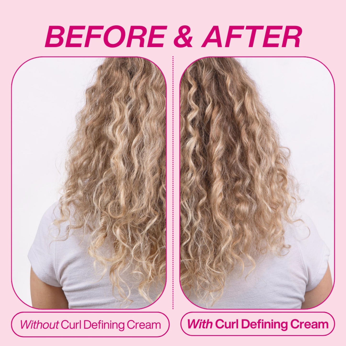 Lavender Blush Dippity Do Girls With Curls Leave-In Curl Defining Cream, Anti-Frizz Styling for Curly & Wavy Hair, Smoothing Cream For Frizzy Hair, Shea Butter, Coconut Oil, Frizz Control, Strengthening, 2 Pack