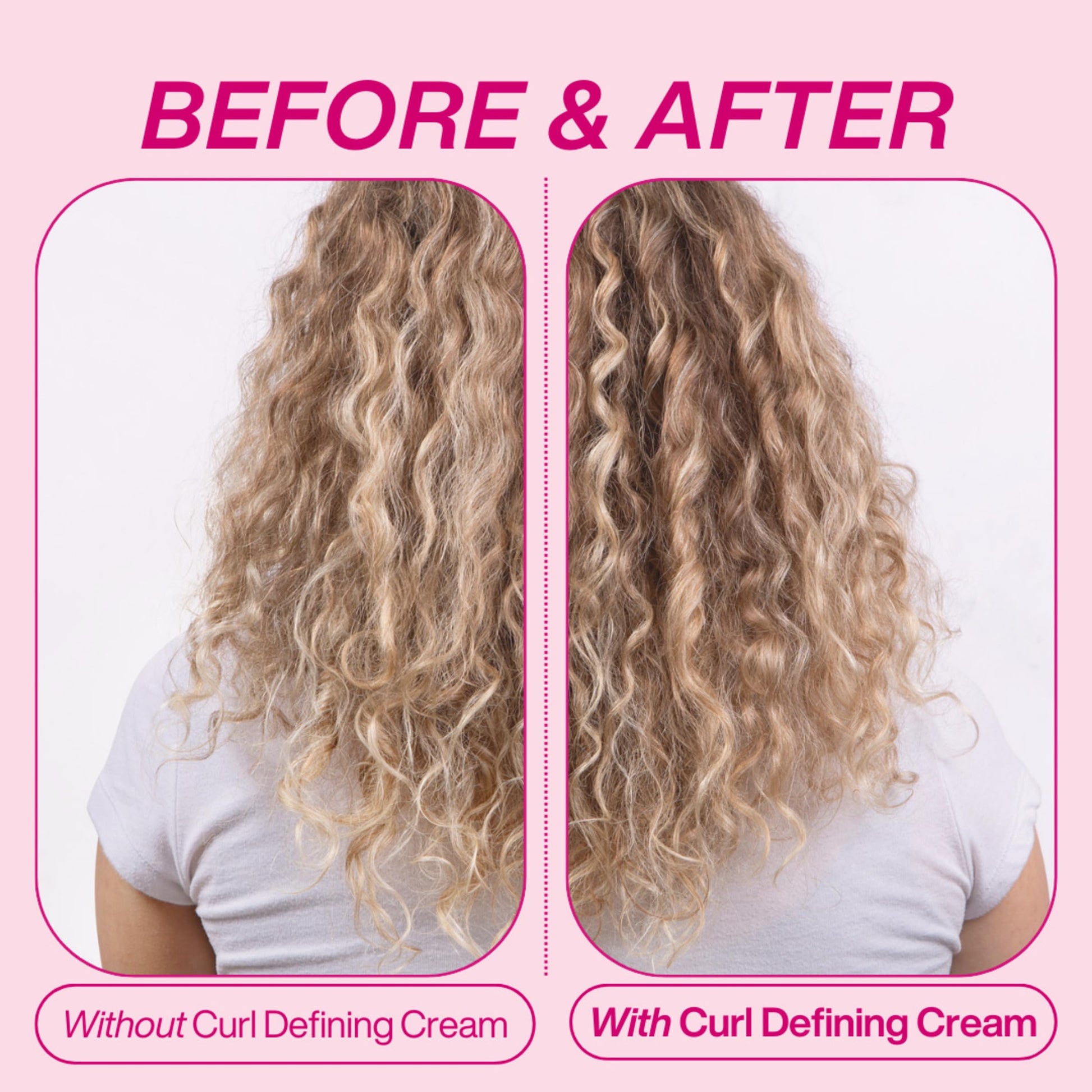 Lavender Blush Dippity Do Girls With Curls Leave-In Curl Defining Cream, Anti-Frizz Styling for Curly & Wavy Hair, Smoothing Cream For Frizzy Hair, Shea Butter, Coconut Oil, Frizz Control, Strengthening, 2 Pack