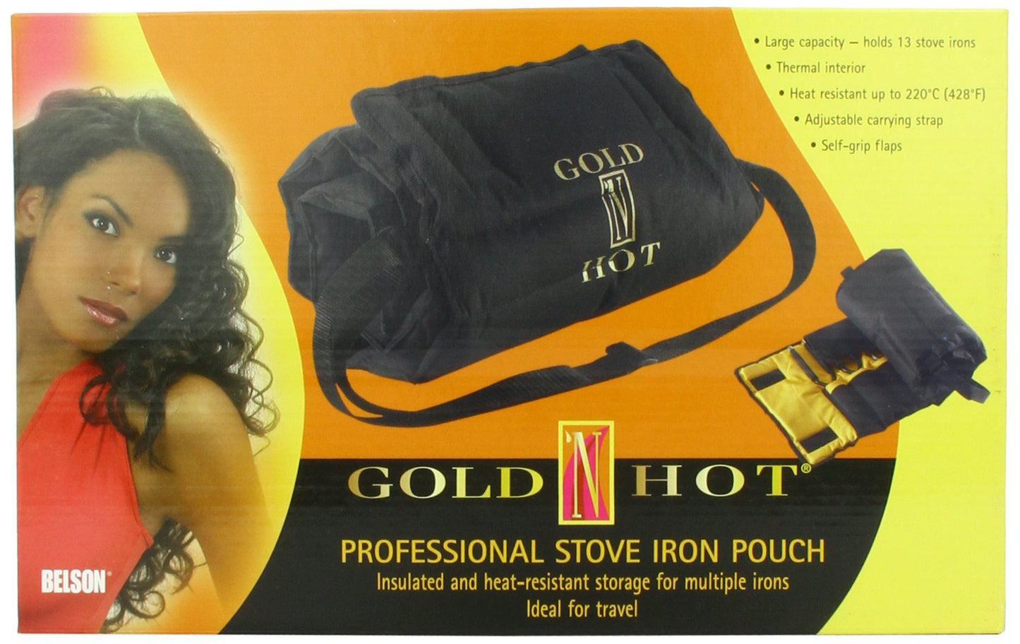 Light Goldenrod Gold 'N Hot Stove Iron Pouch