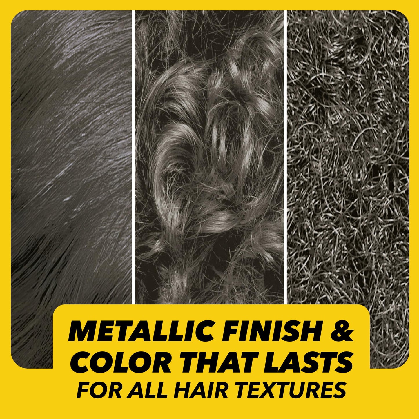 Dark Slate Gray Got2b Metallics Permanent Hair Color, M72 Dusty Silver