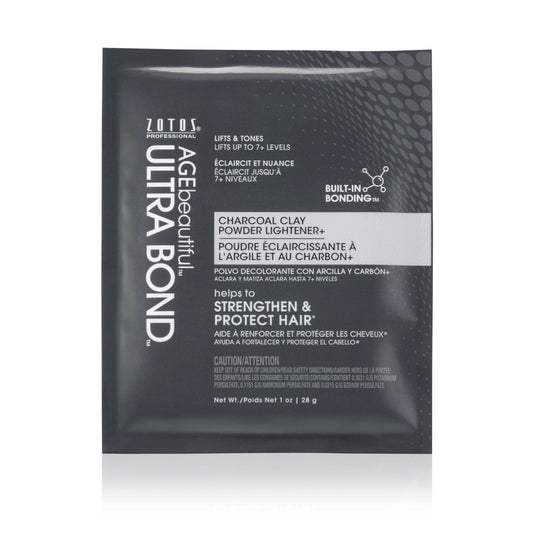 Dark Slate Gray AGE beautiful Charcoal Clay Powder Hair Lightener with Ultra Bond Building | Strengthens, Protects & Nourishes | Lifts up to 7+ Levels | Lightens & Tones in One-Step | 1 Oz