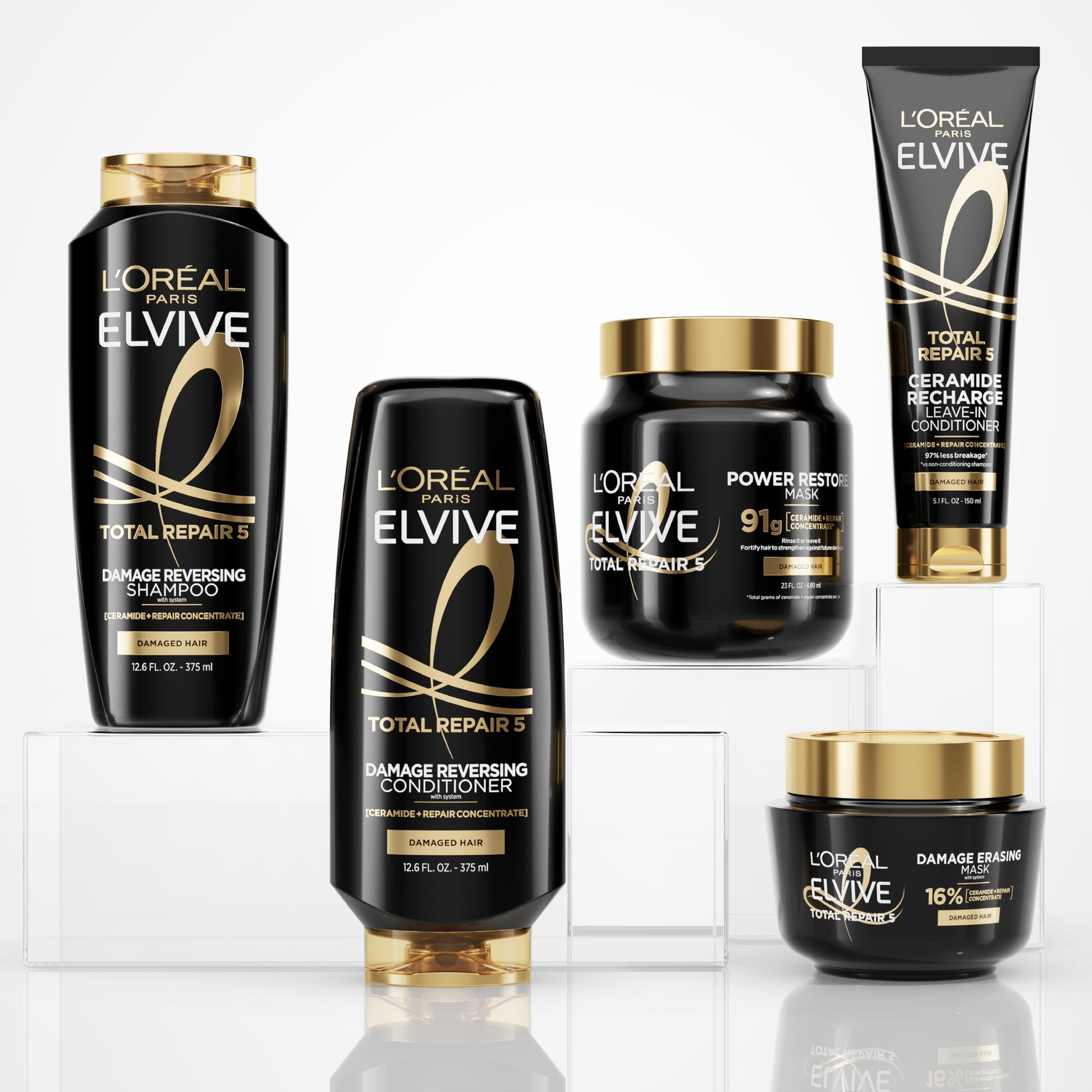 White Smoke L'Oreal Paris Elvive TR5 Power Restore Multi Use Treatment (Packaging May Vary)