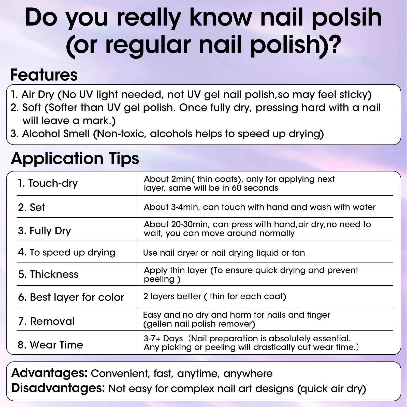 White Smoke GELLEN 4‑in‑1 Clear Nail Polish Base Coat Sheer Tinted Milky Pink, Ridge Filler, Nail Strengthener & Concealer, Calcium Formula Strengthens Nails, Enhances Natural Look, No HEMA, Anti-yellowing