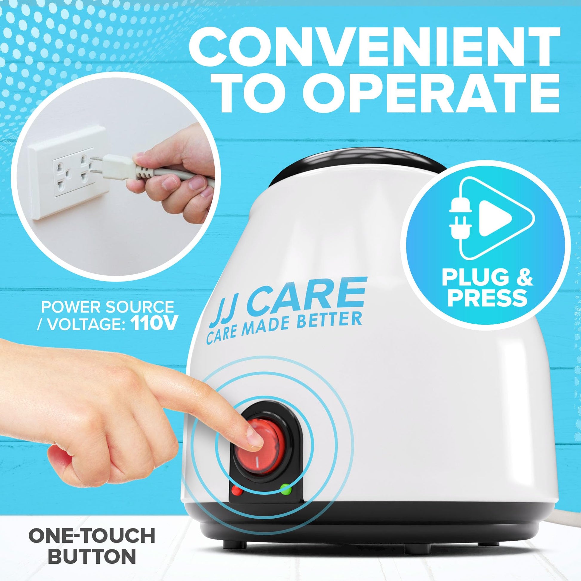 Lavender JJ CARE Nail Tool Sterilizer with Glass Beads | Implement Tweezer Disinfectant Container | Salon & Manicure Disinfectant Jar Small